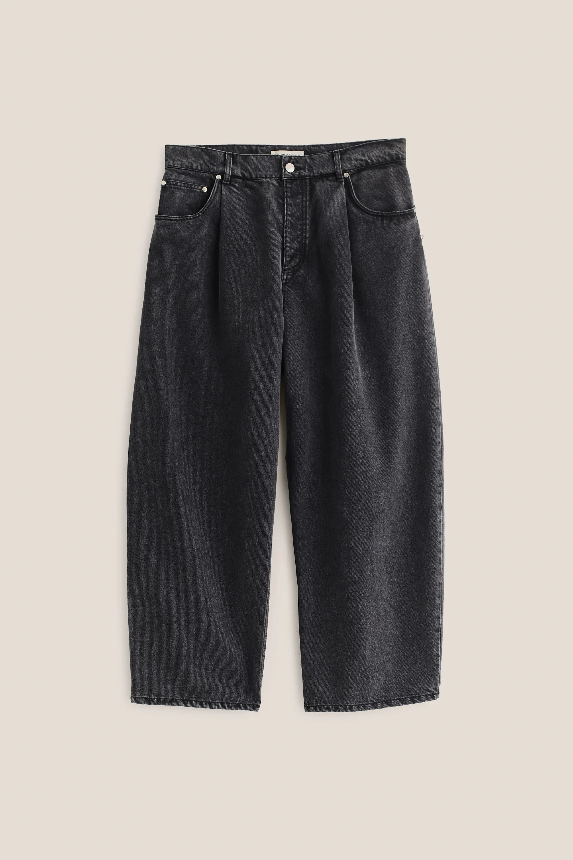 Duma Pleated Denim Grey Denim - Image 6