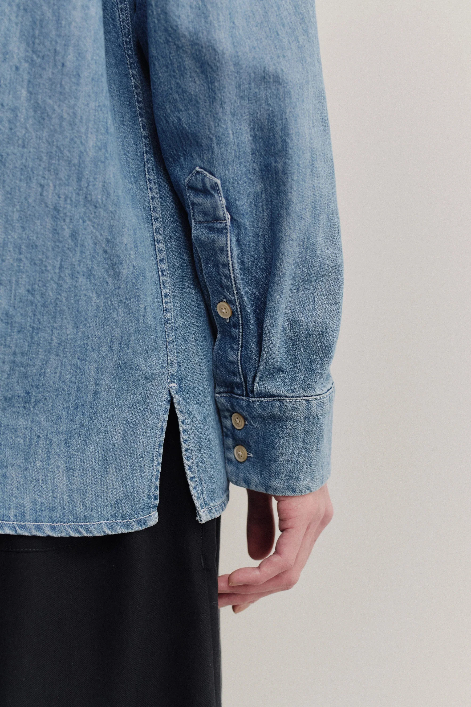 Gusto Shirt Washed Indigo - Image 5