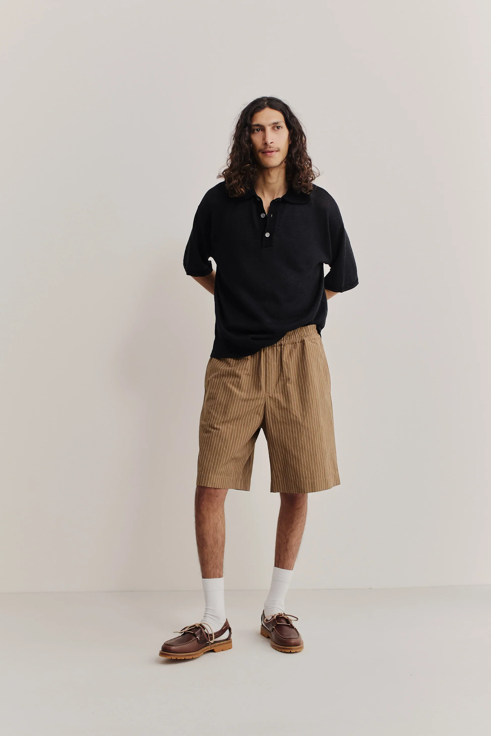 Saleh Shorts Earth Stripe - Image 2