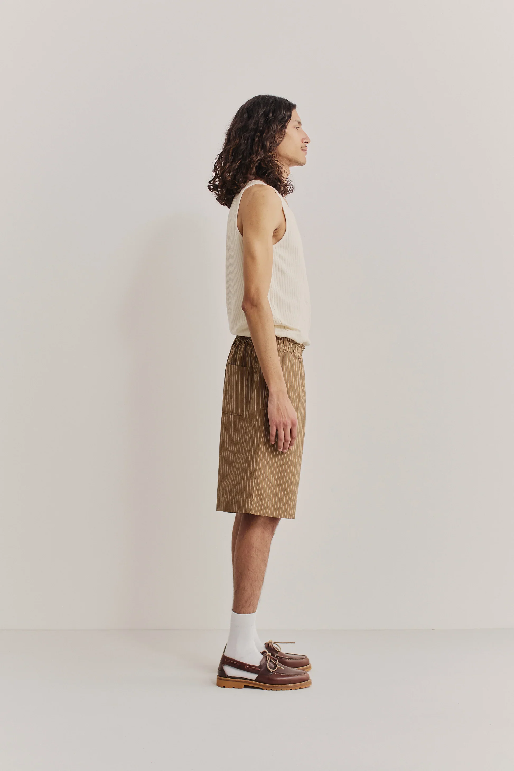 Saleh Shorts Earth Stripe - Image 5