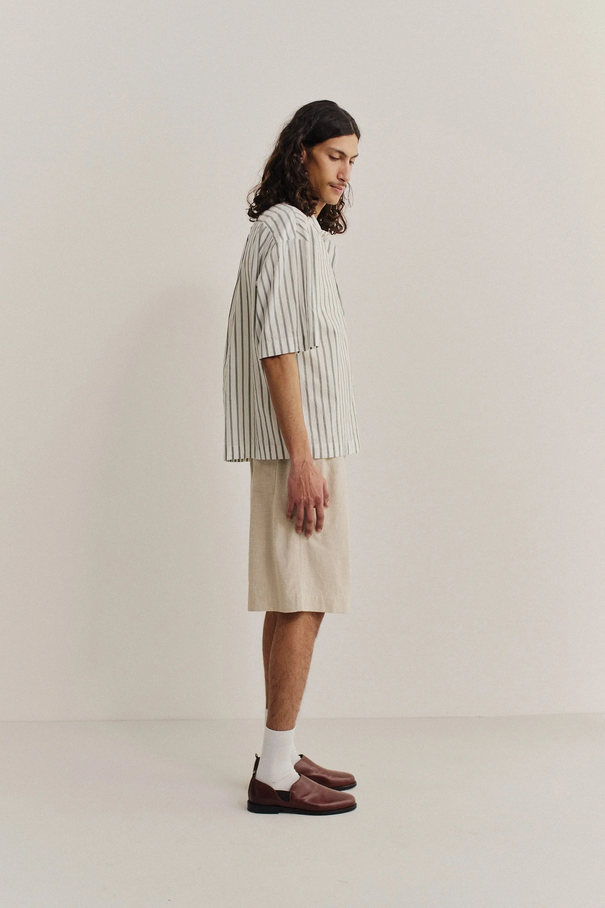 Taita Shirt Aloe Stripe - Image 5