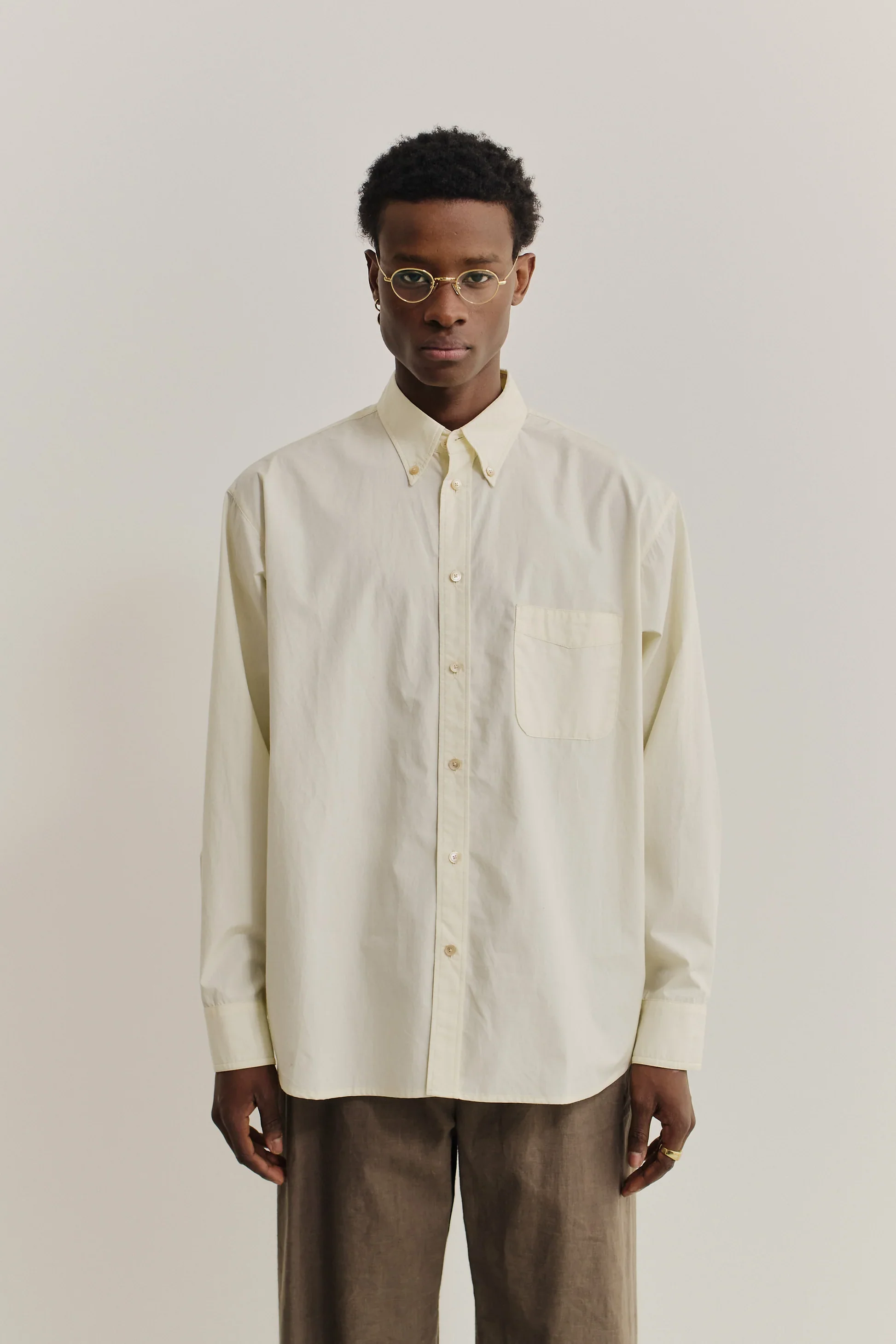 Banita Button Down Shirt Washed Cotton