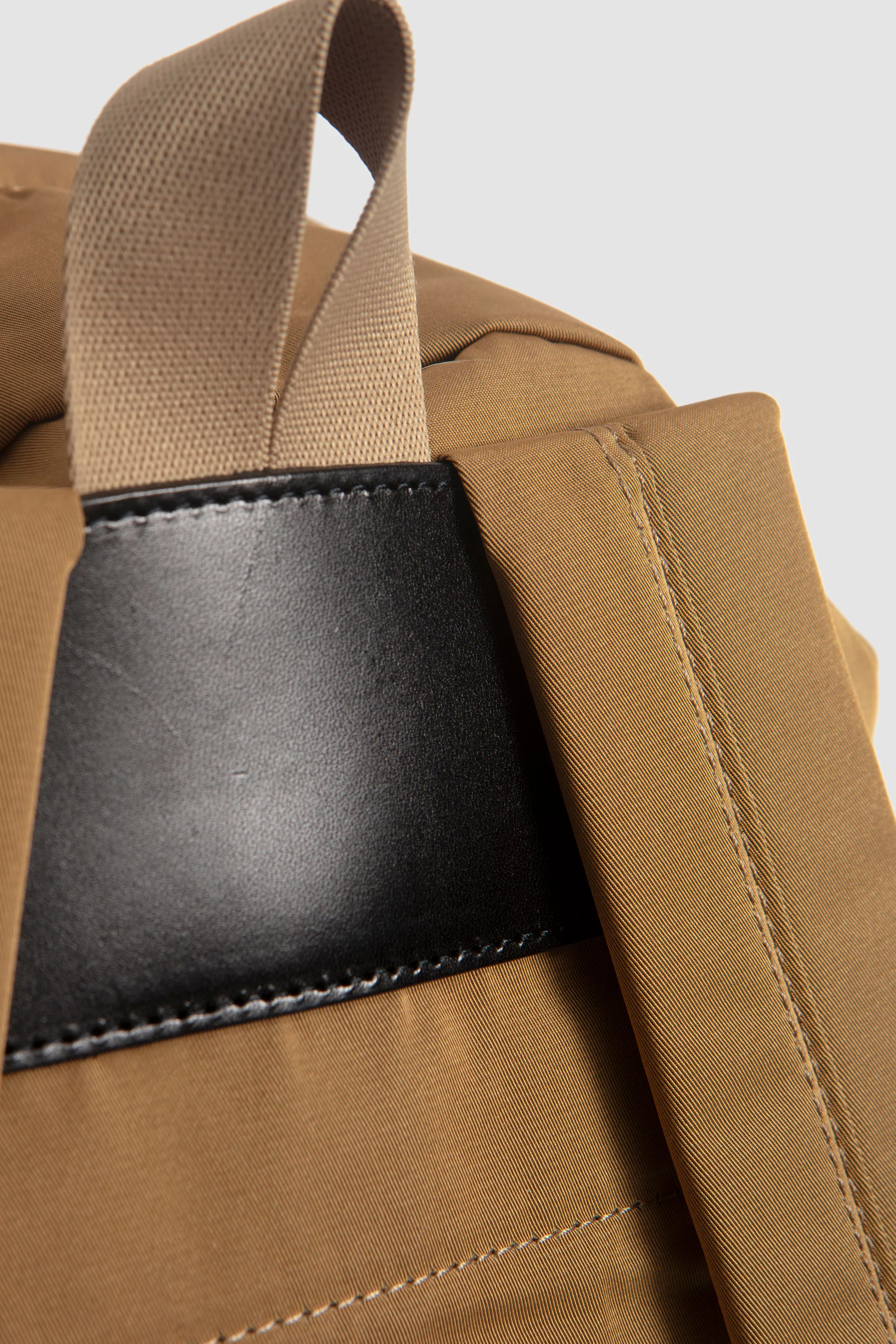 Gabardine Backpack Beige - Image 4
