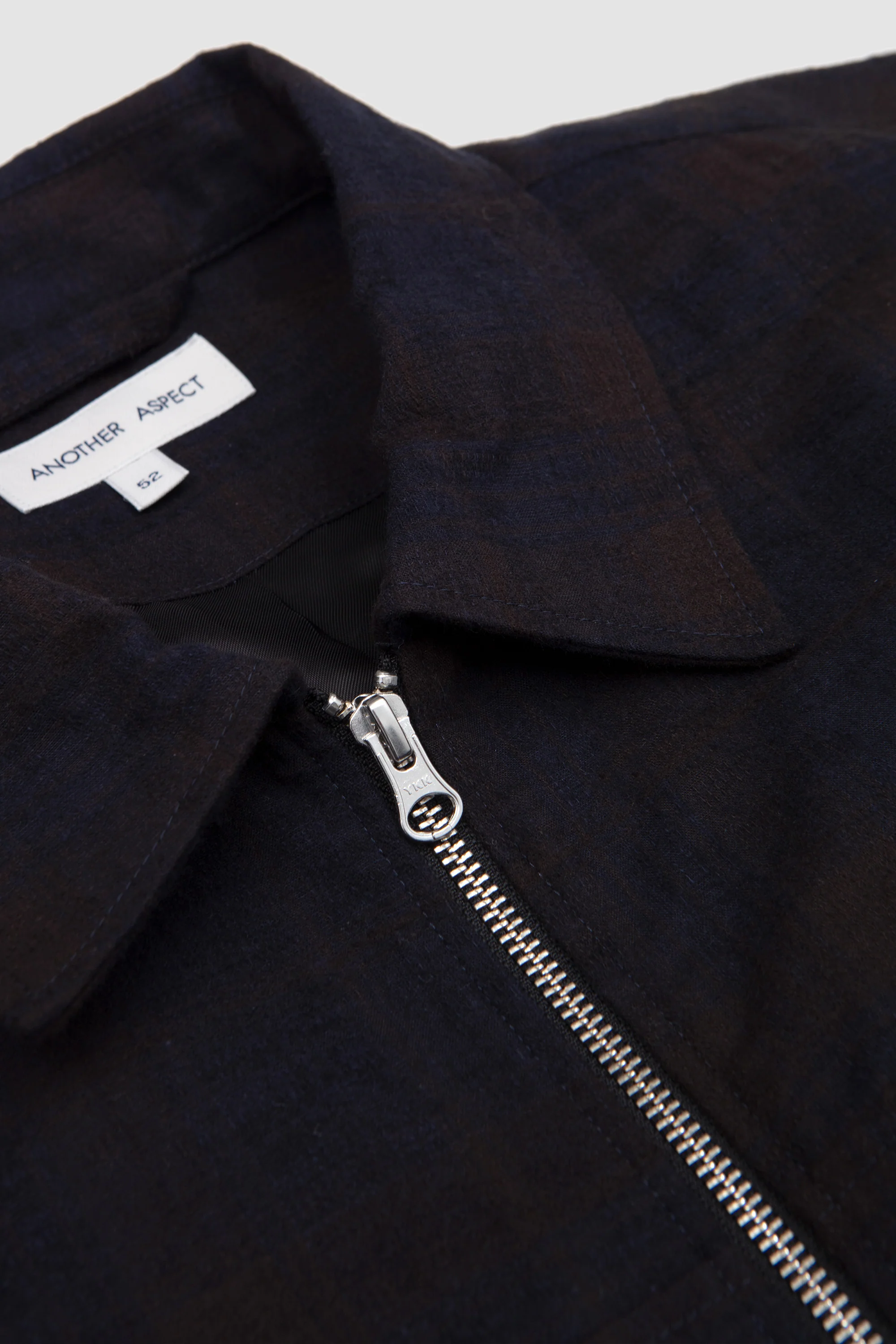 Another Overshirt 3.0 Navy/ Brown Check - Image 3