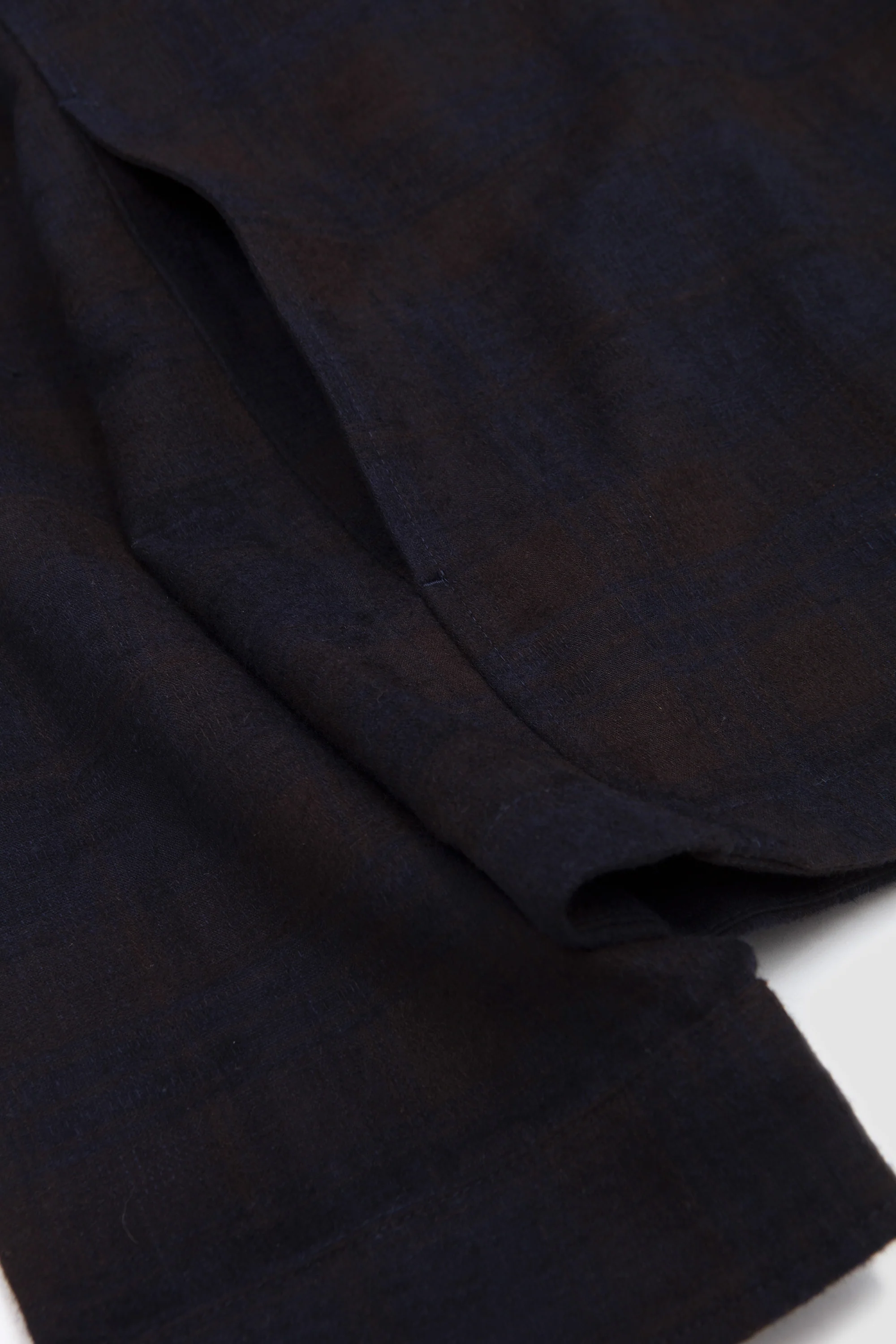 Another Overshirt 3.0 Navy/ Brown Check - Image 4