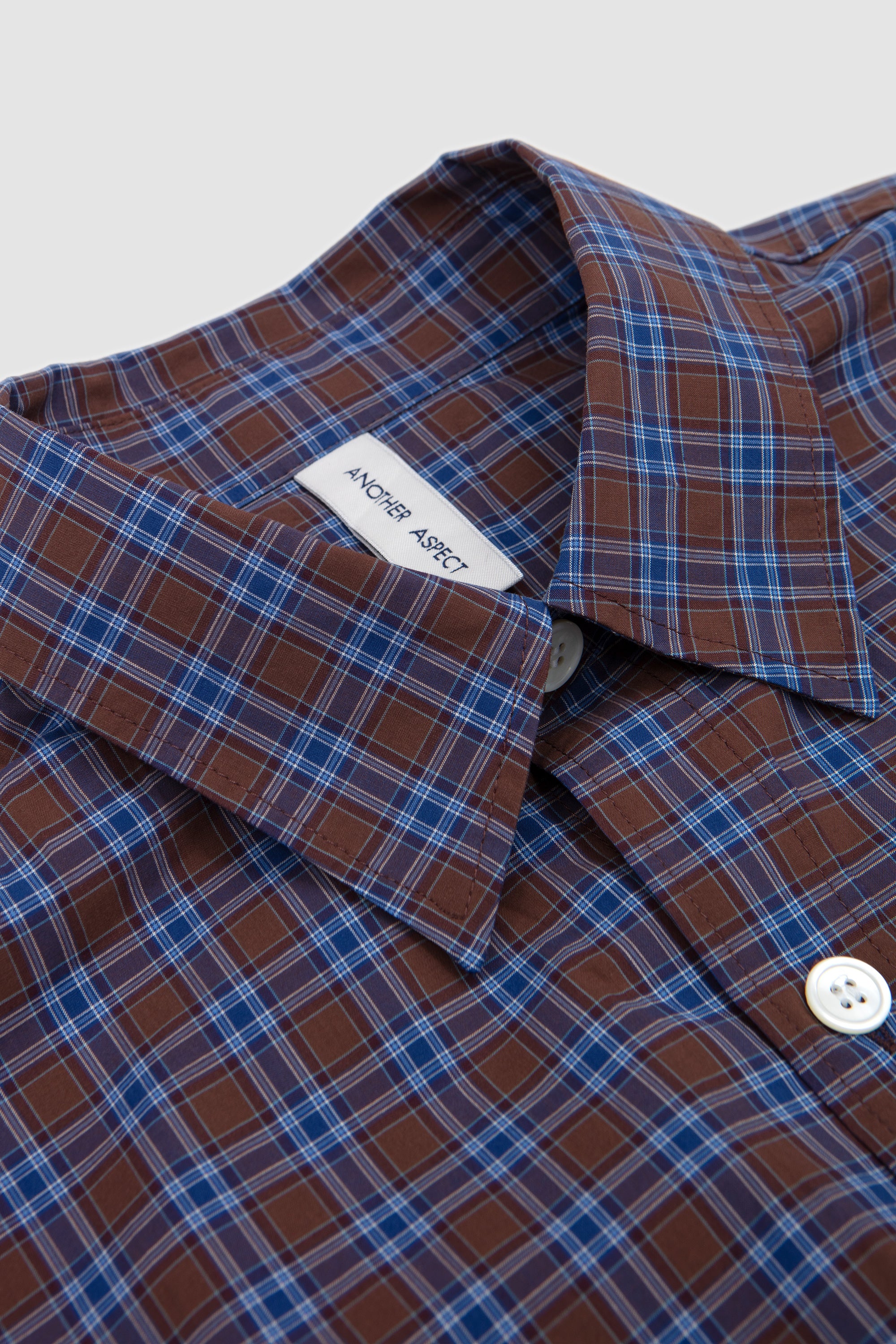 Another Shirt 4.0 Brown Blue Check - Image 3