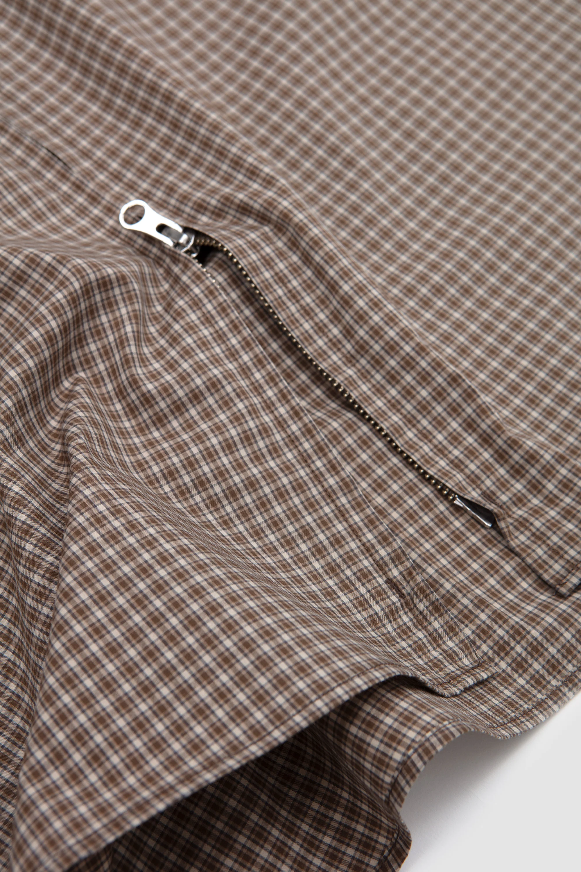 Another Zip Shirt 1.0 JPN Khaki Brown Check - Image 9