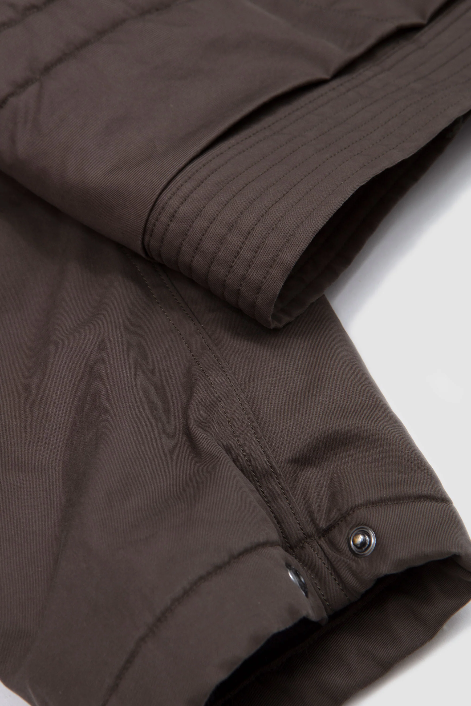 Whased Finx Cotton Gabardine Flight Blouson Deep Olive - Image 4