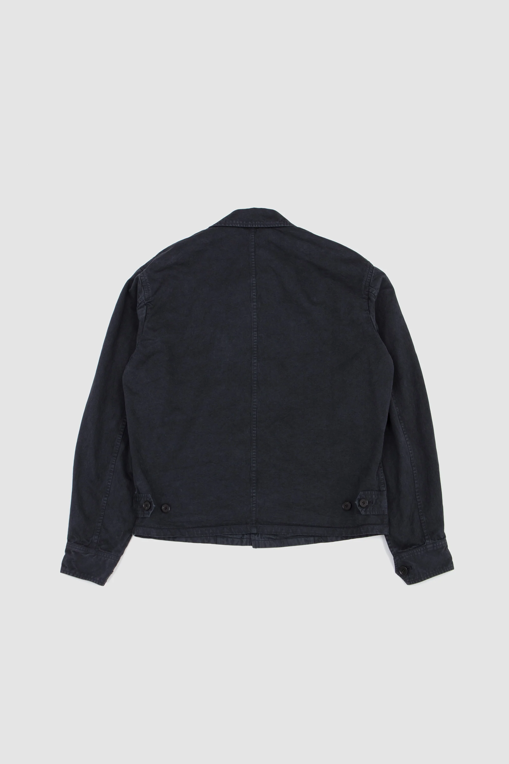 Garment-Dyed Finx Light Chino Blouson Black - Image 5