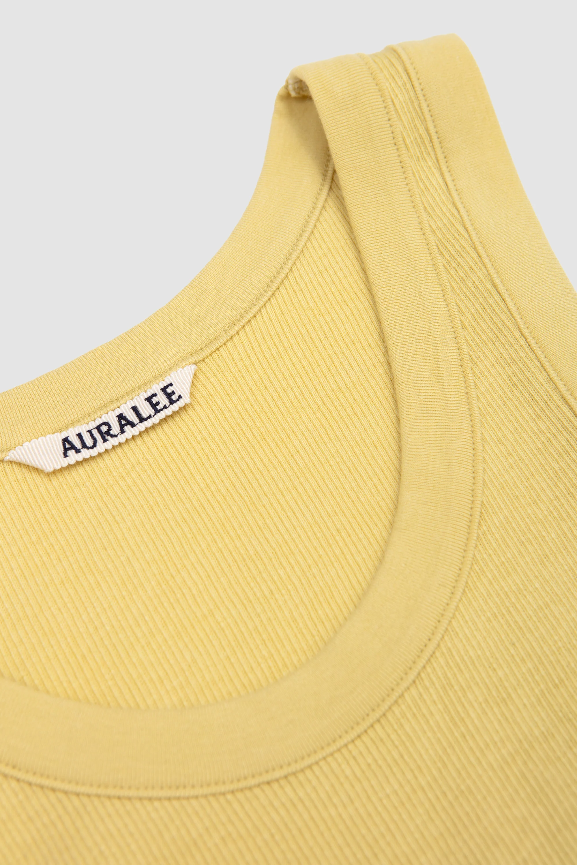 Organic Soft Rib Tank Dusty Yellow - Image 4