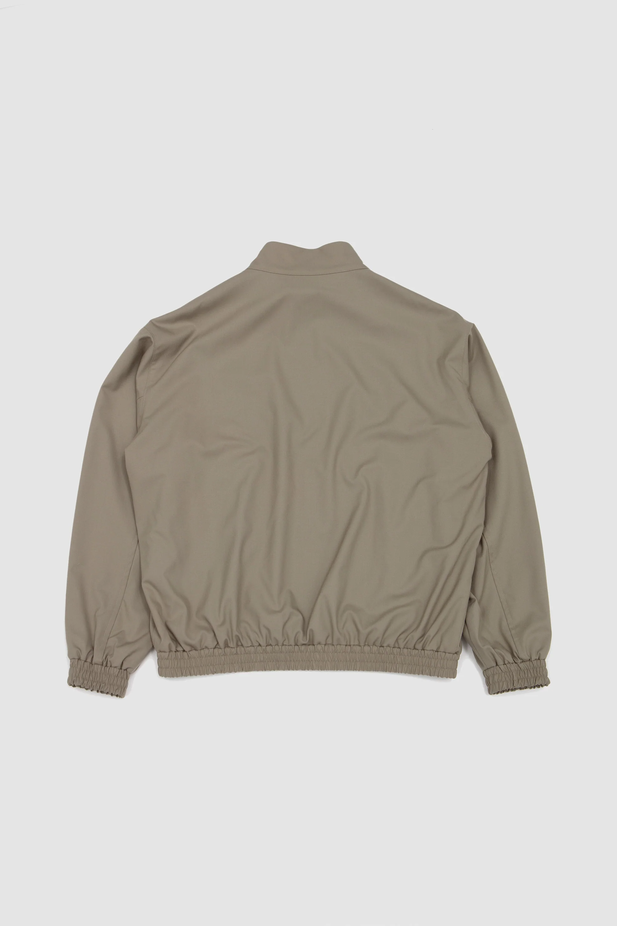 Ultra Fine Tropical Wool Zip Blouson Light Khaki - Image 5