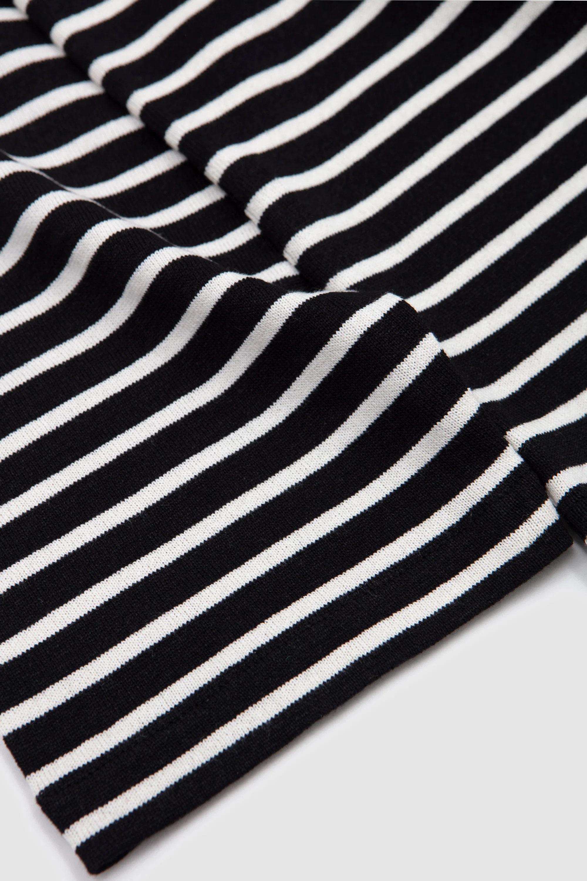 Washi Basque Shirt Black/ Ivory - Image 4
