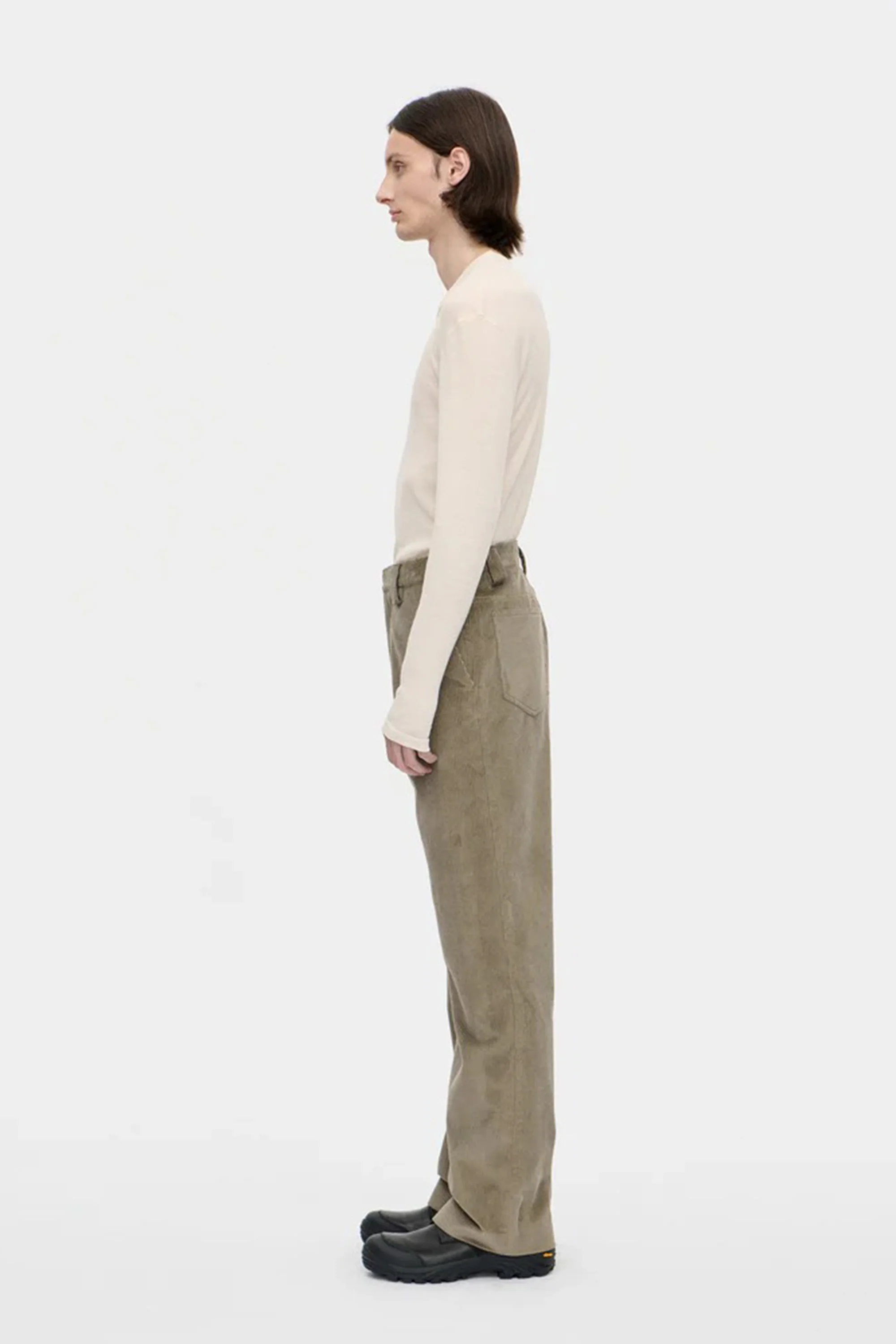 Cash Cord Night Trouser Stone - Image 3
