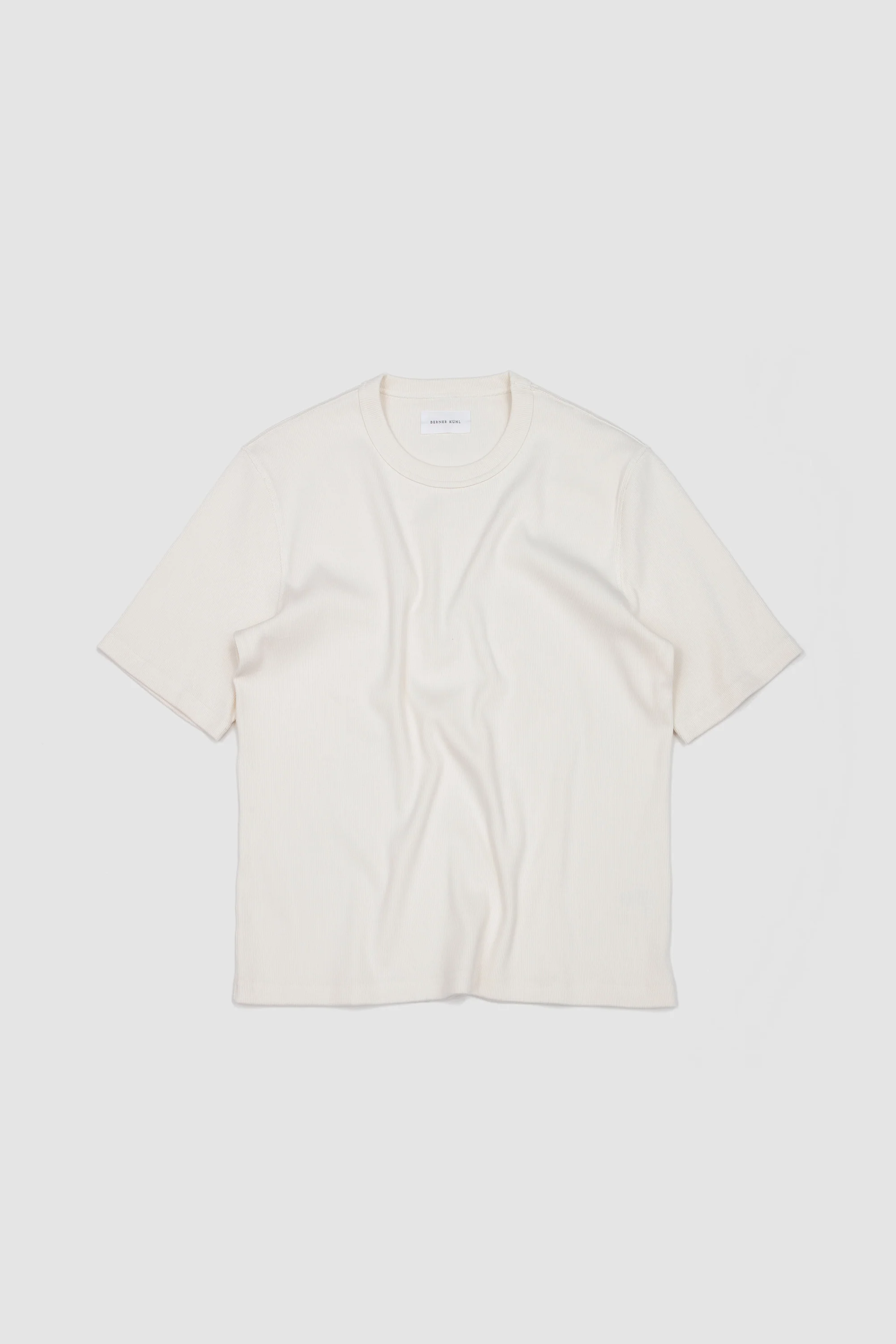 Gym Tee Cotton Rib Chalk