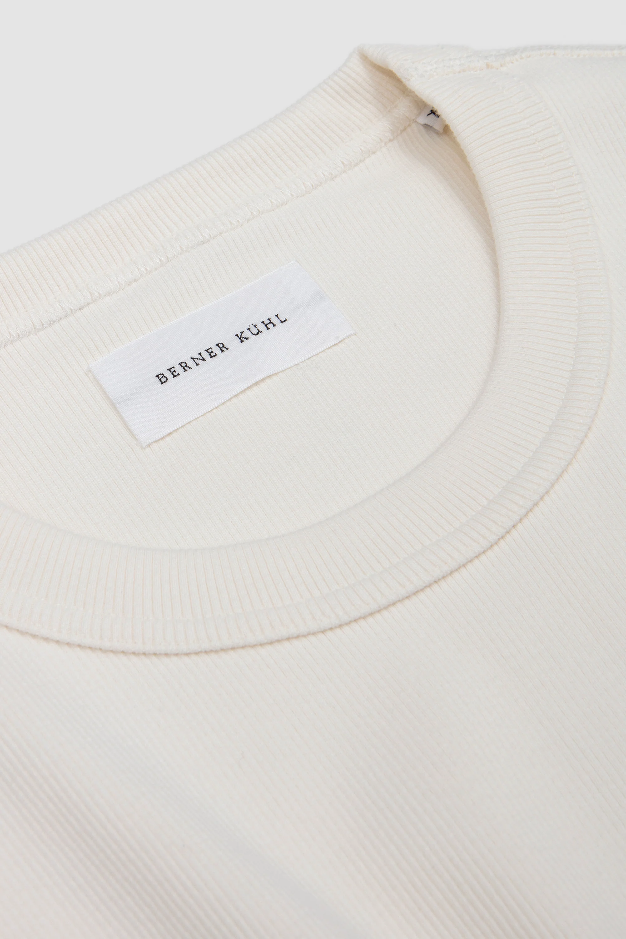 Gym Tee Cotton Rib Chalk - Image 3