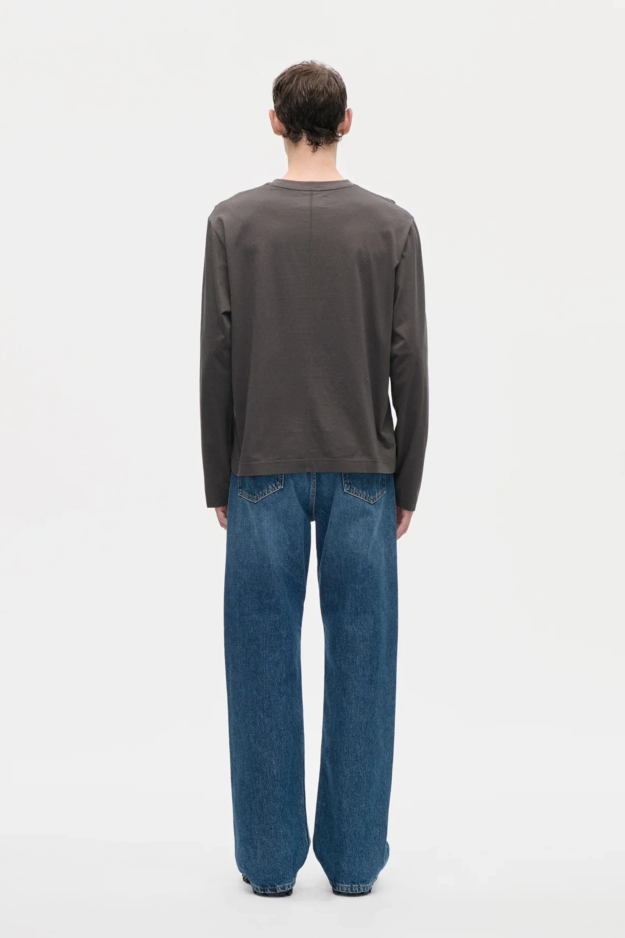 Seam Tee LS Grey - Image 4