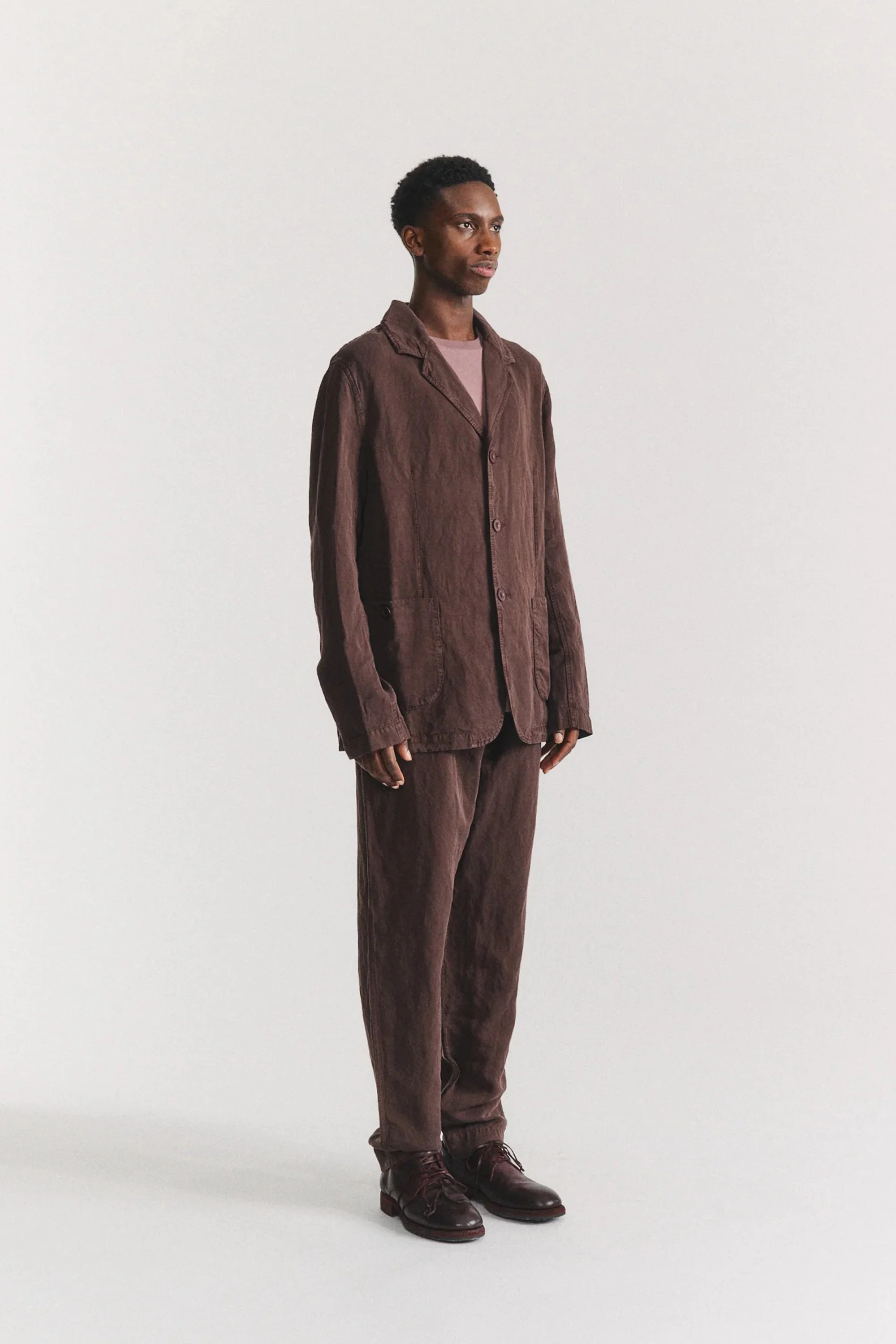 U Courte Jacket Brown - Image 3