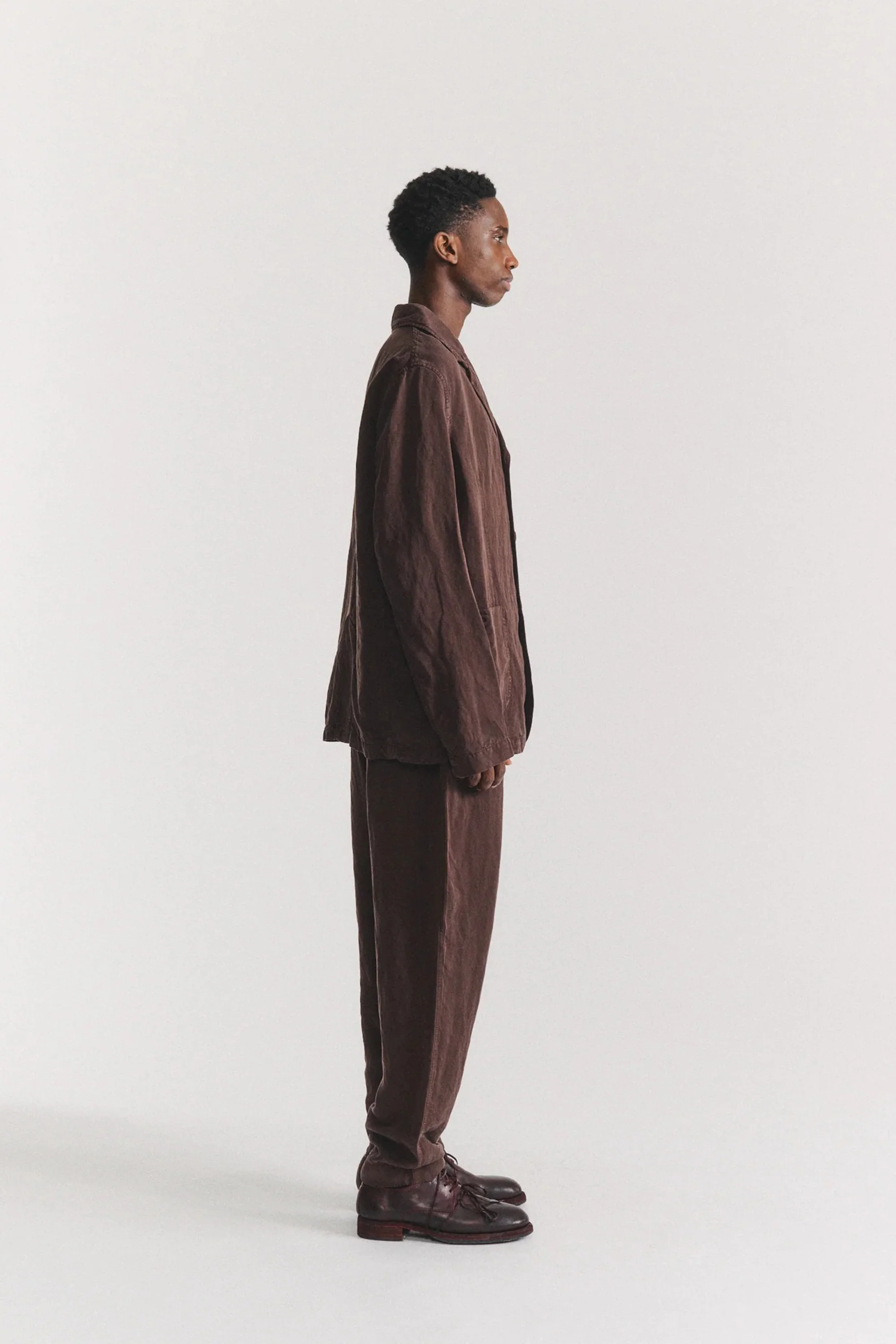 U Courte Jacket Brown - Image 4