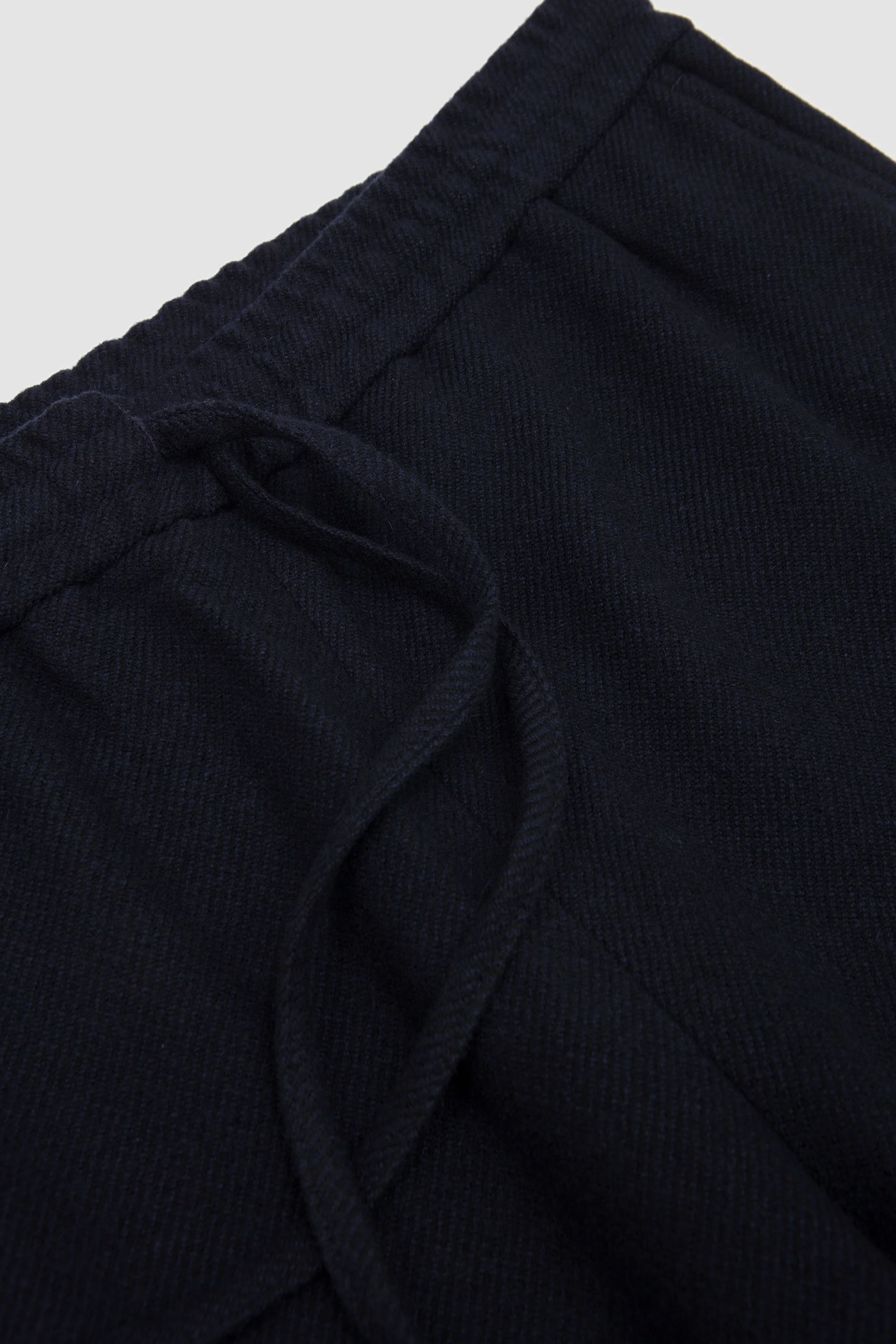 Drawstring Trousers Navy - Image 3