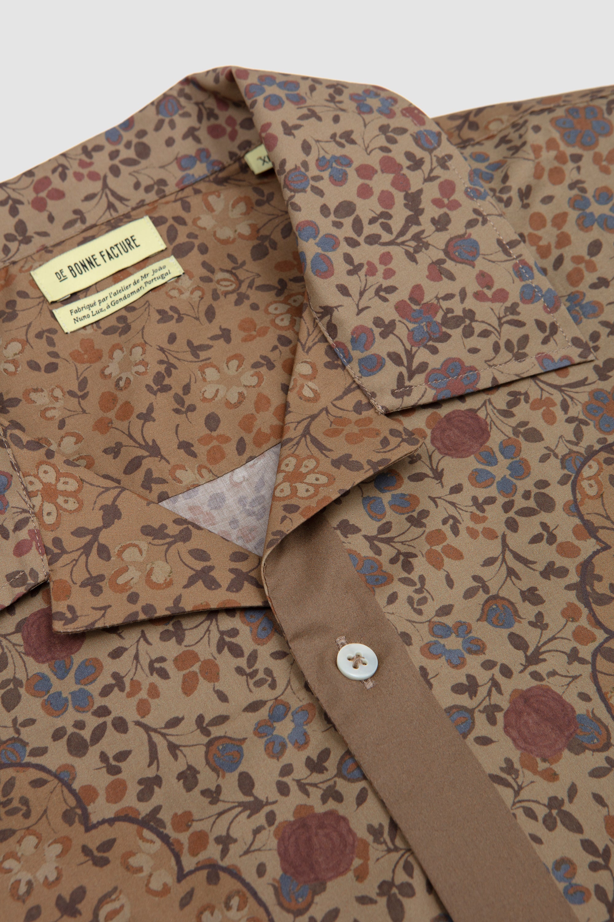 Printed Shirt Biblical Animals Almond - Image 3