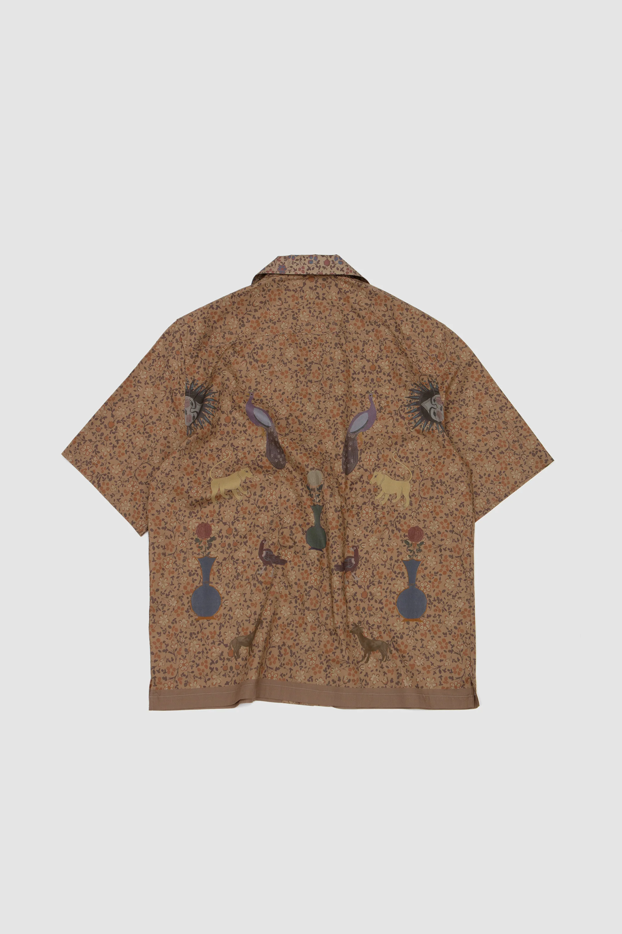 Printed Shirt Biblical Animals Almond - Image 5