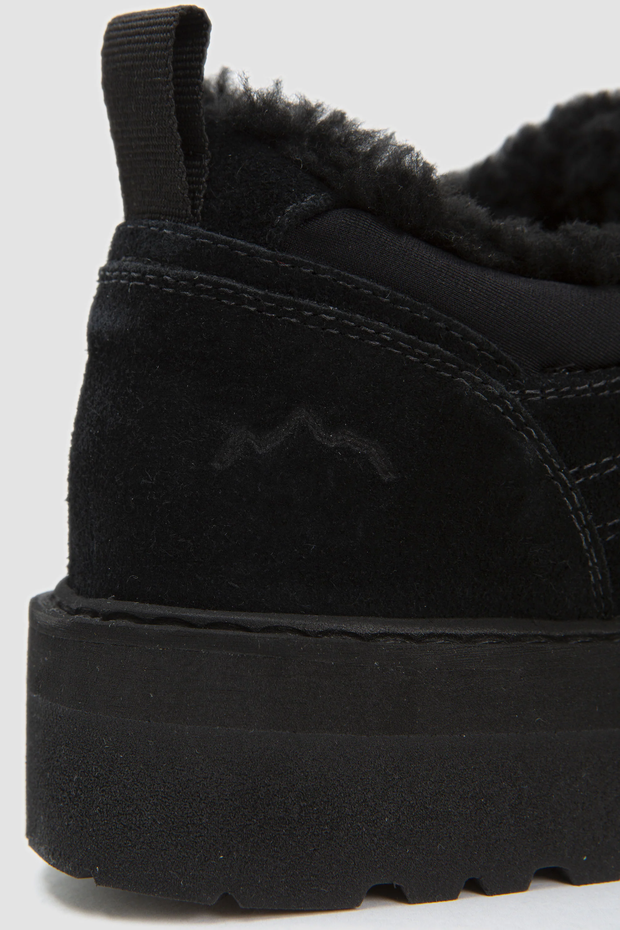 Lauro Shearling Black Suede - Image 6