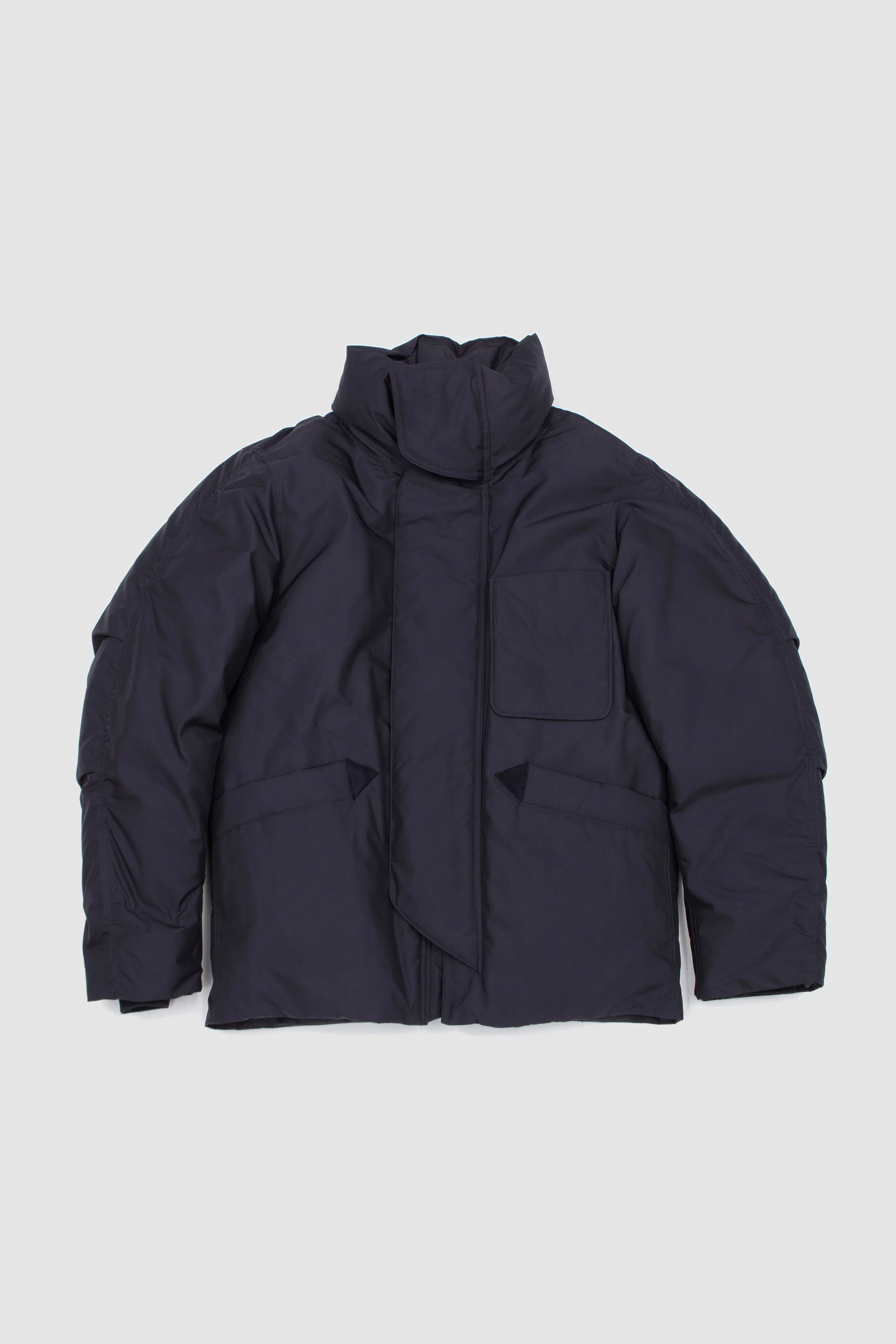 Goosedown Flight Jacket Navy - Image 2