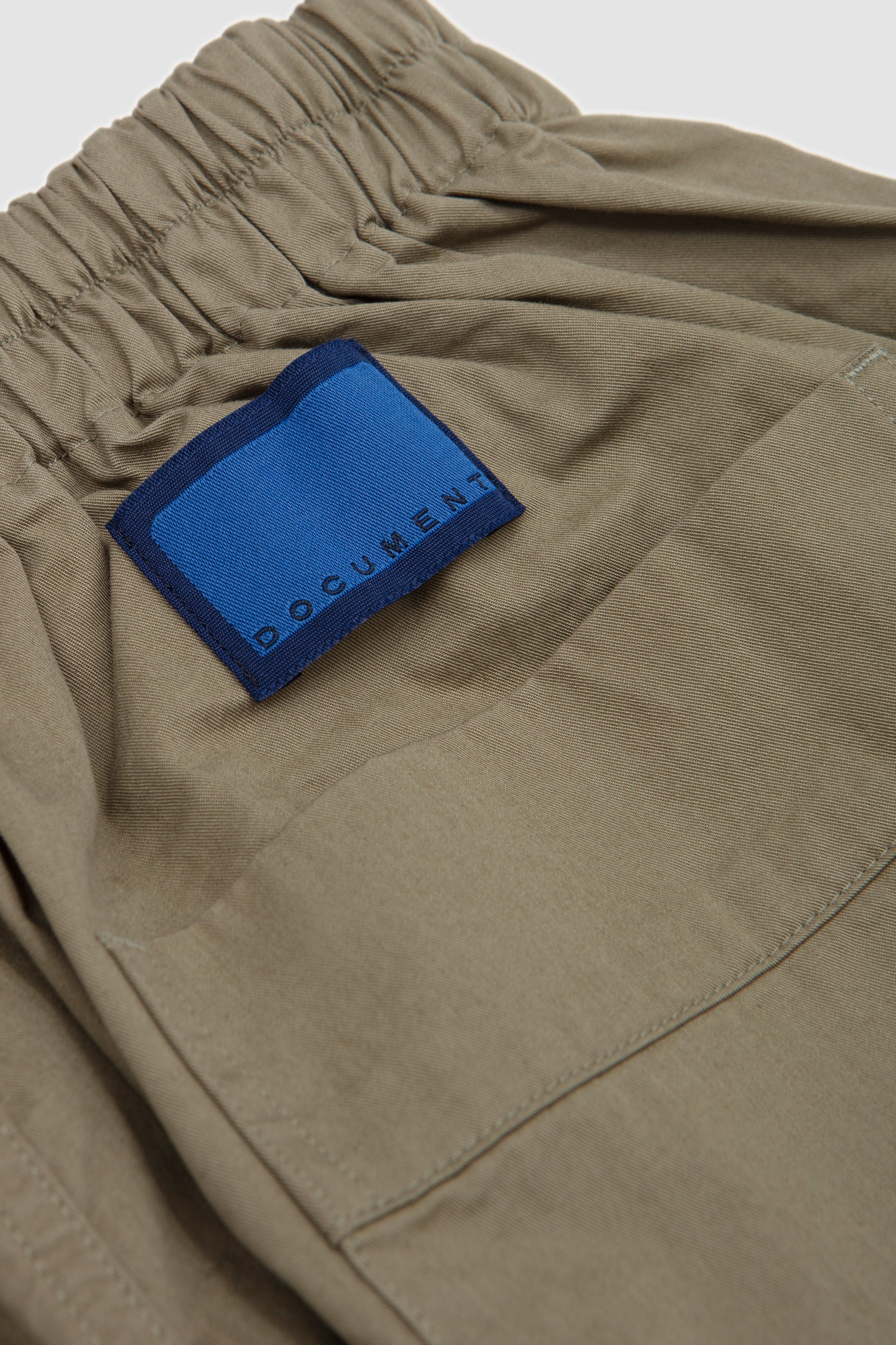 New Relaxed Pajama Shorts Khaki - Image 4