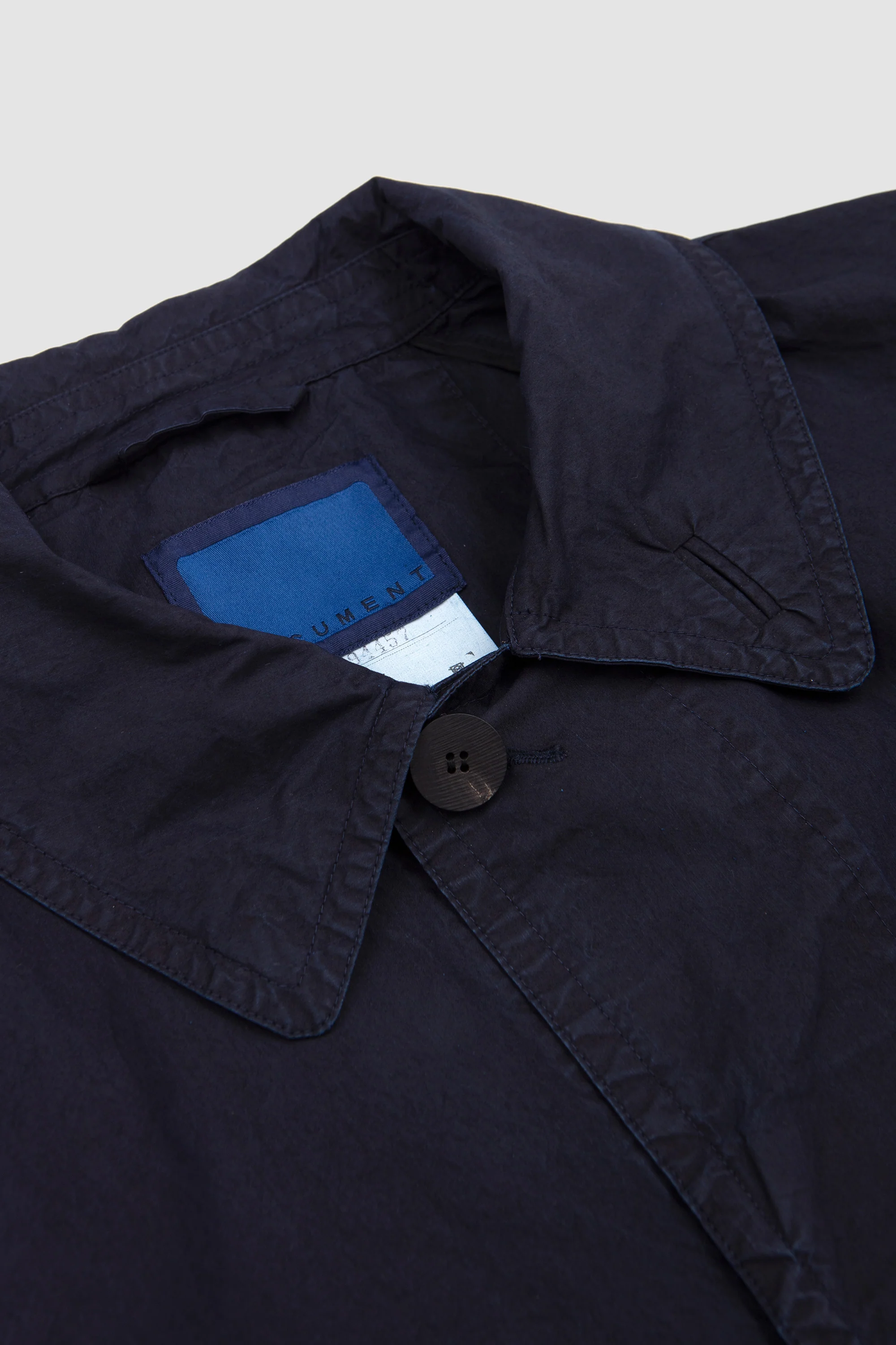 Typewriter Indigo Mac Coat Navy - Image 4