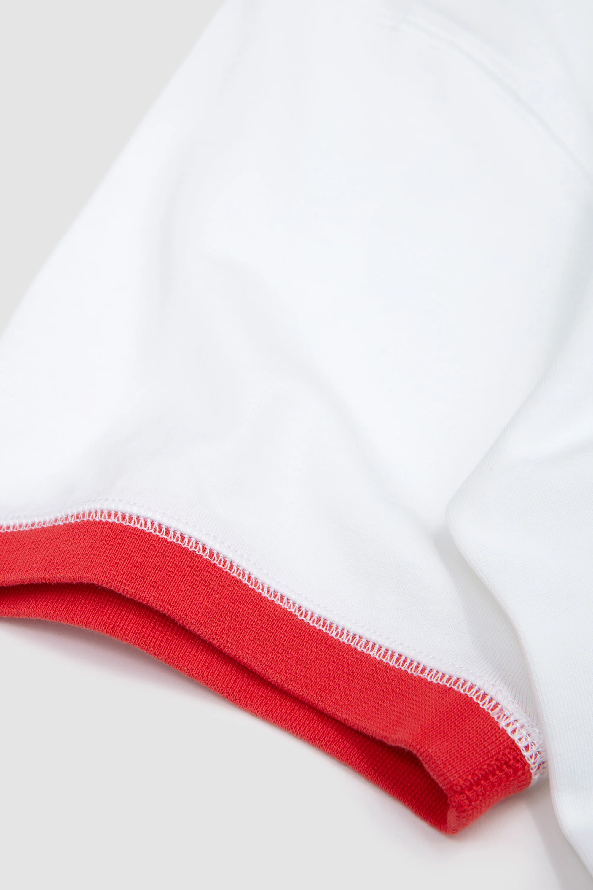 Accent Ringer Tee White/ Orange - Image 4