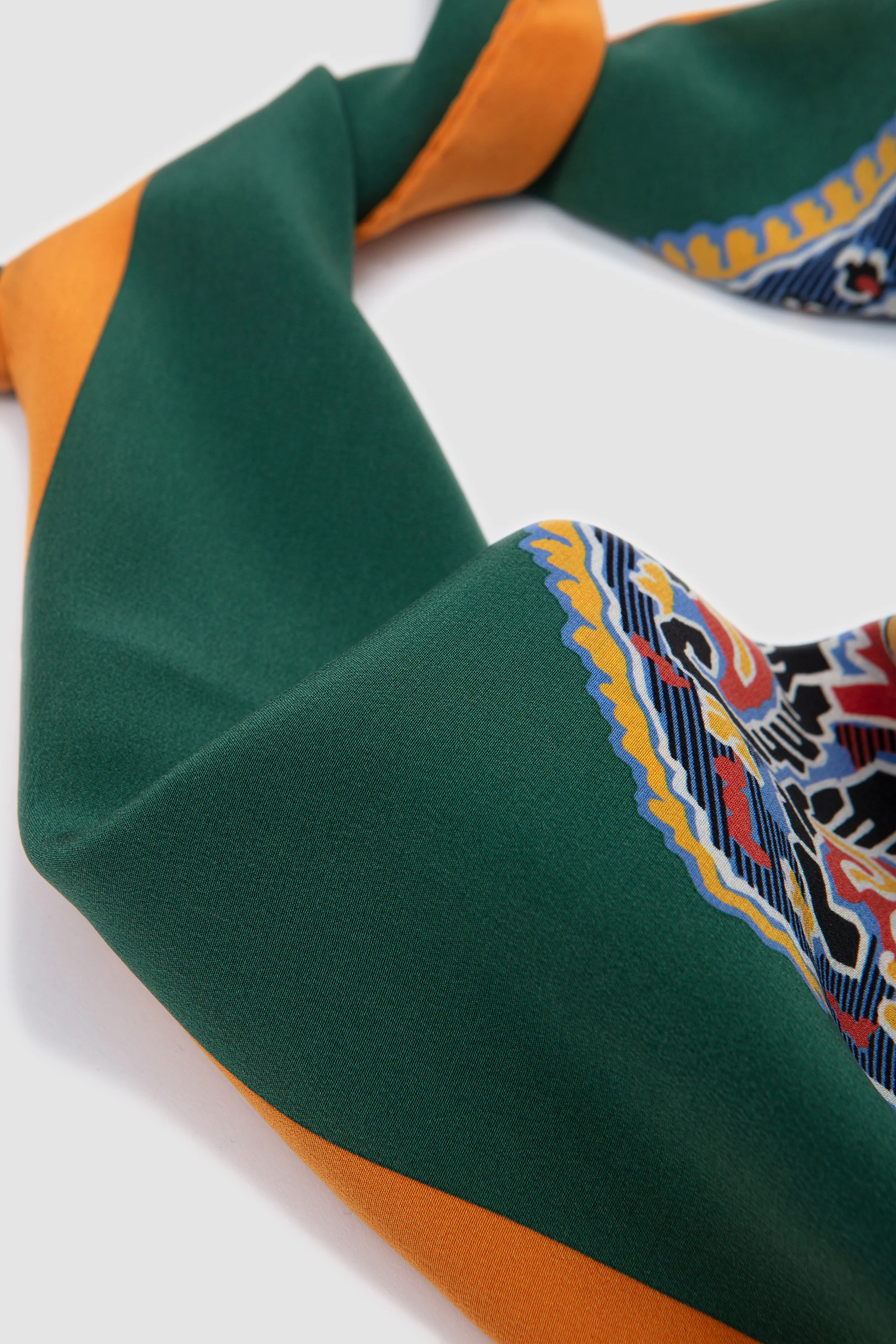 Paisley Print Bandana Dark Green - Image 5