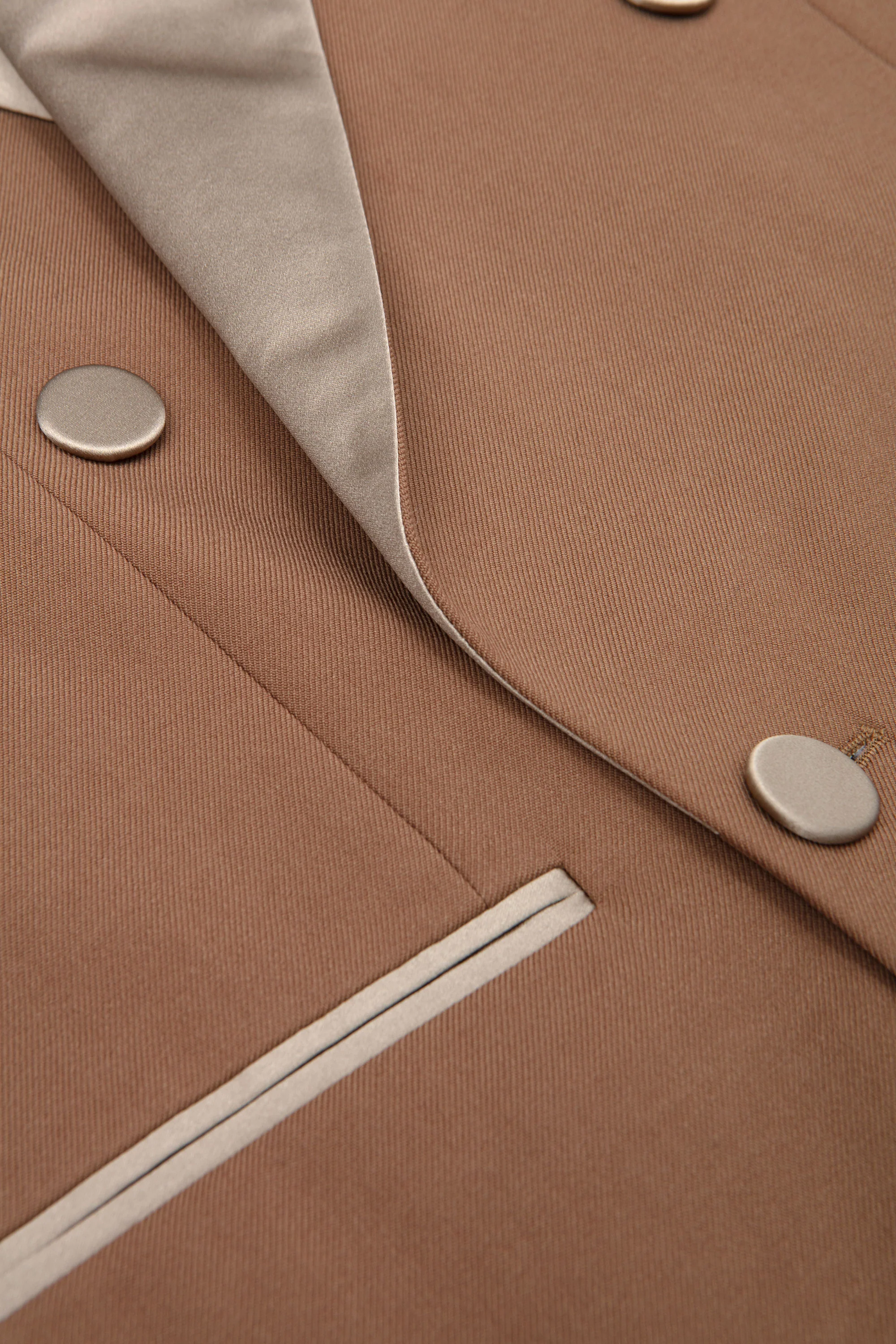 Barton Tux Jacket Tan - Image 5