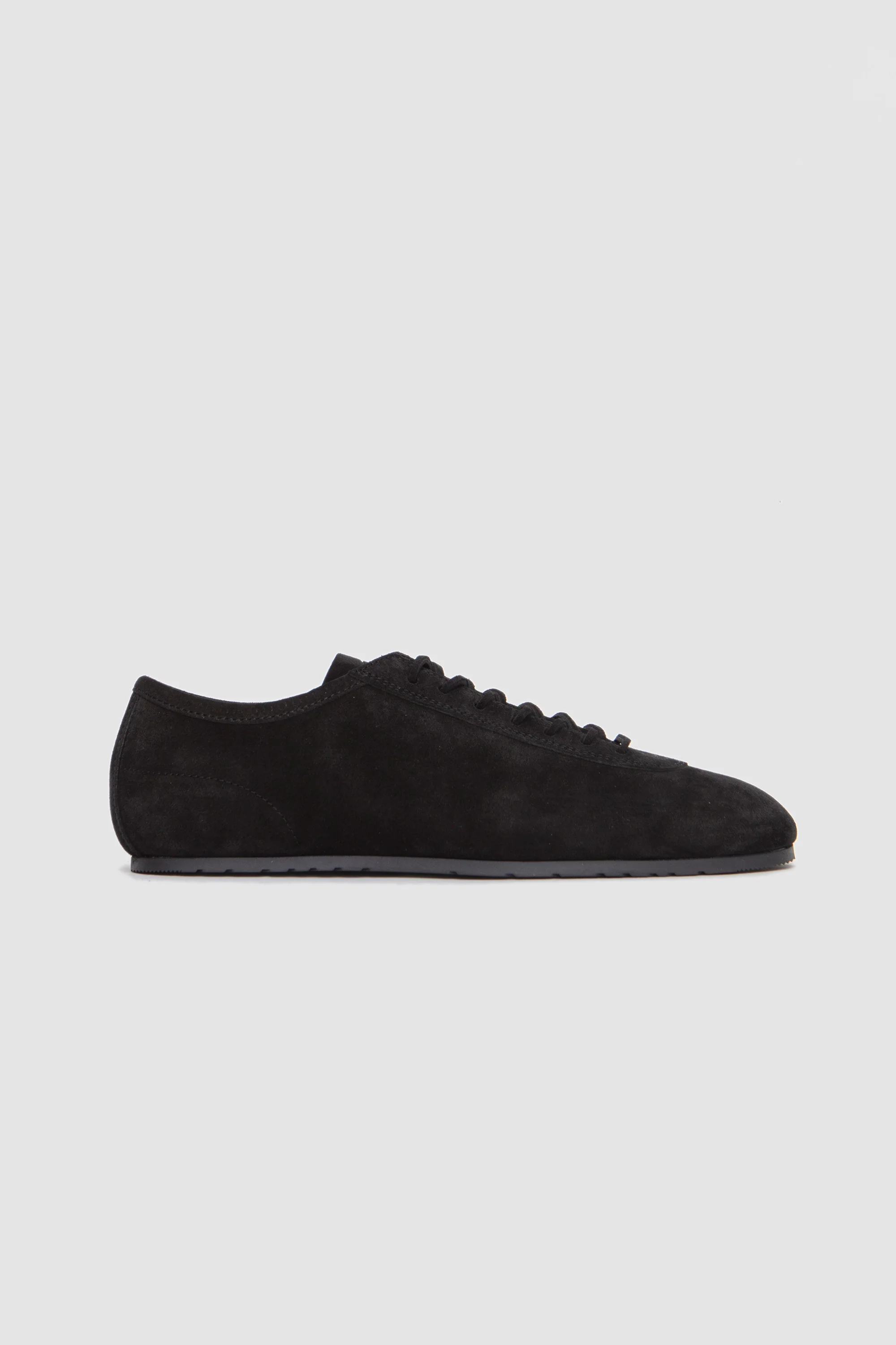 Suede Minimal Sneakers Black - Image 2