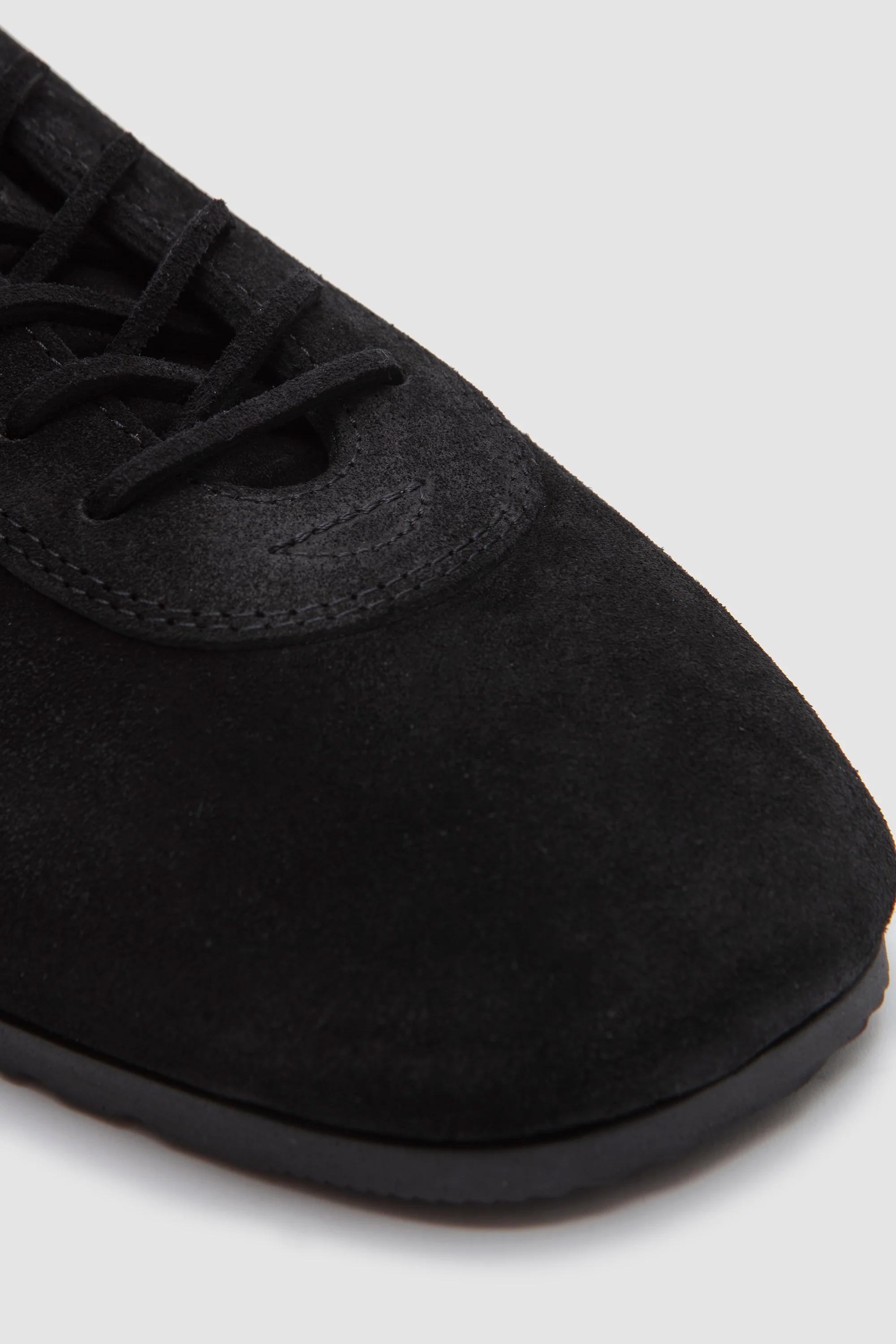 Suede Minimal Sneakers Black - Image 6