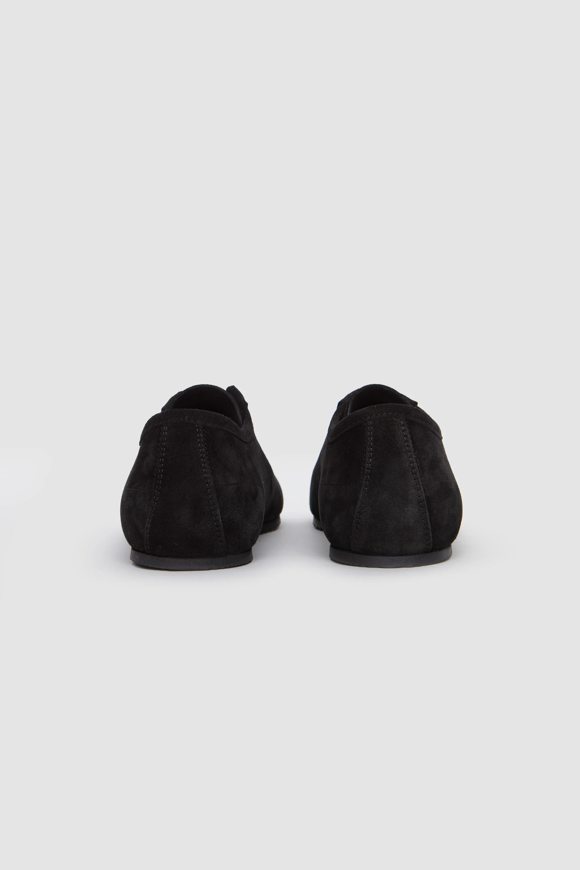 Suede Minimal Sneakers Black - Image 9