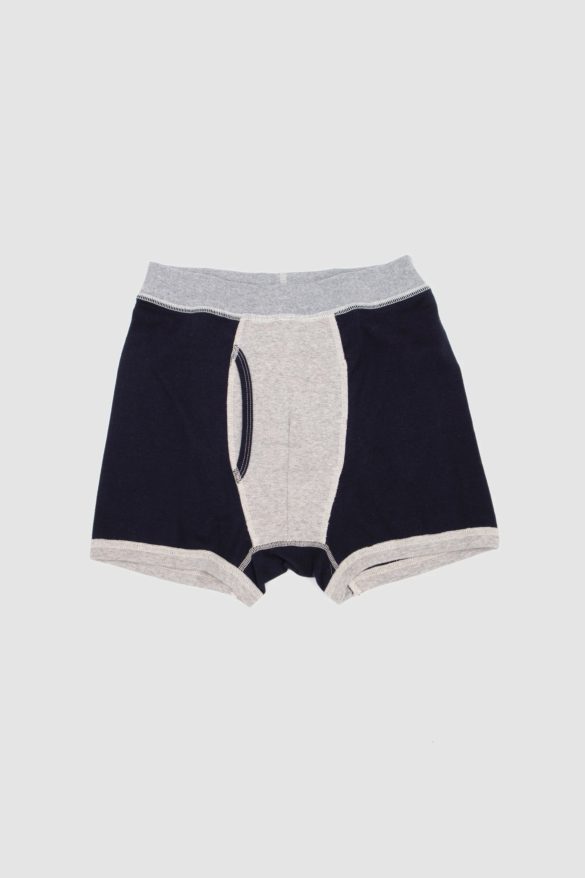 John Boxer Light Melange/ Black Navy - Image 2