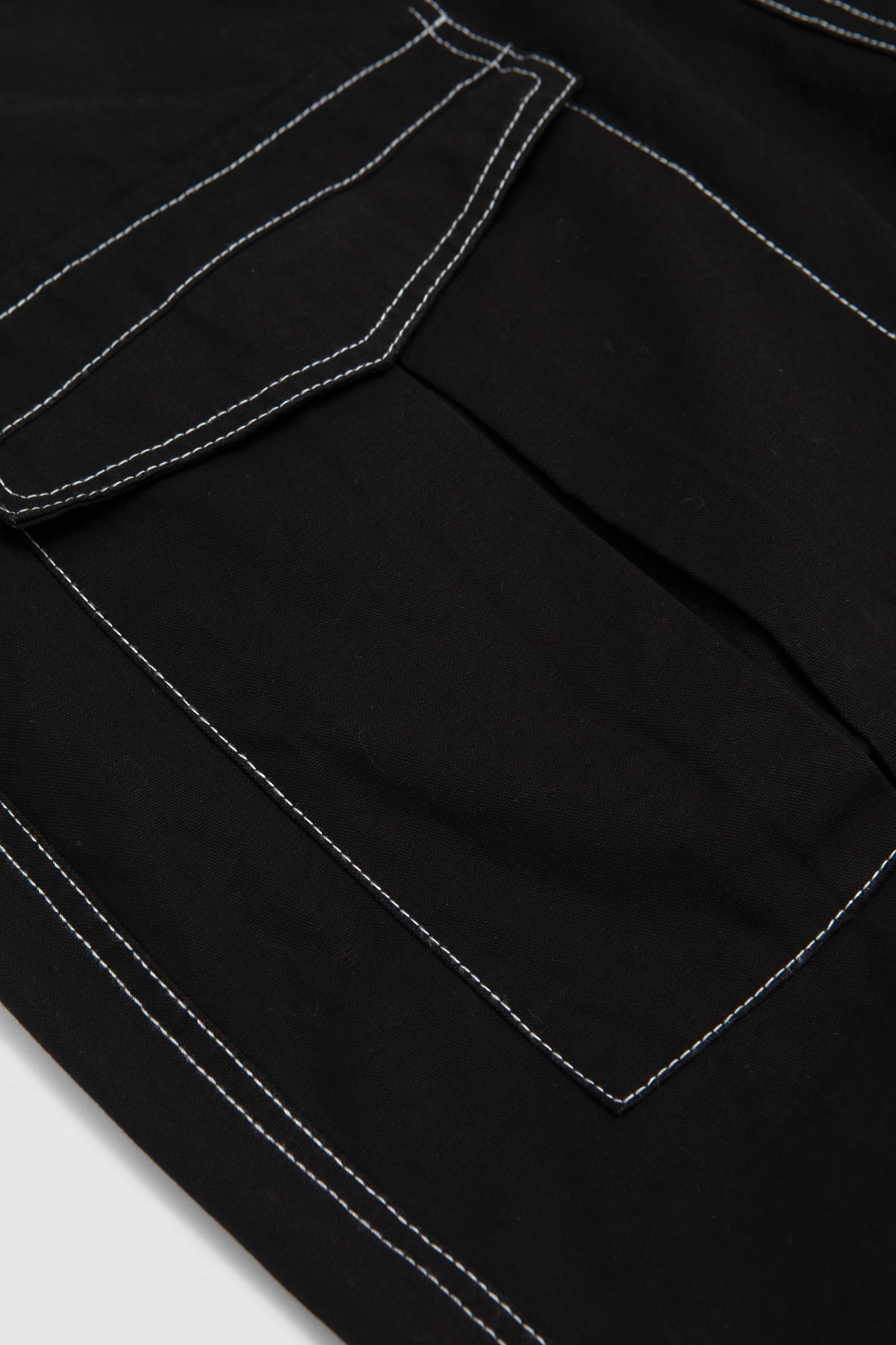 Lucca Black Contrast Pocket Jeans - Image 4
