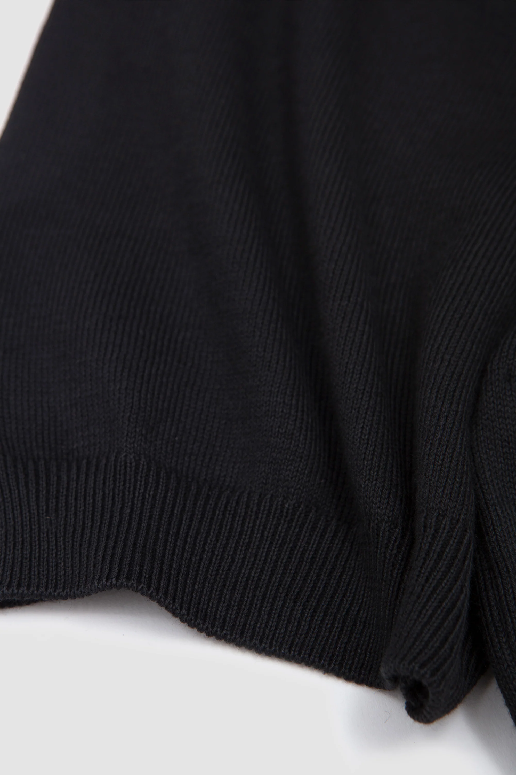 Egyption Cotton Polo Neck Sweater Navy - Image 4