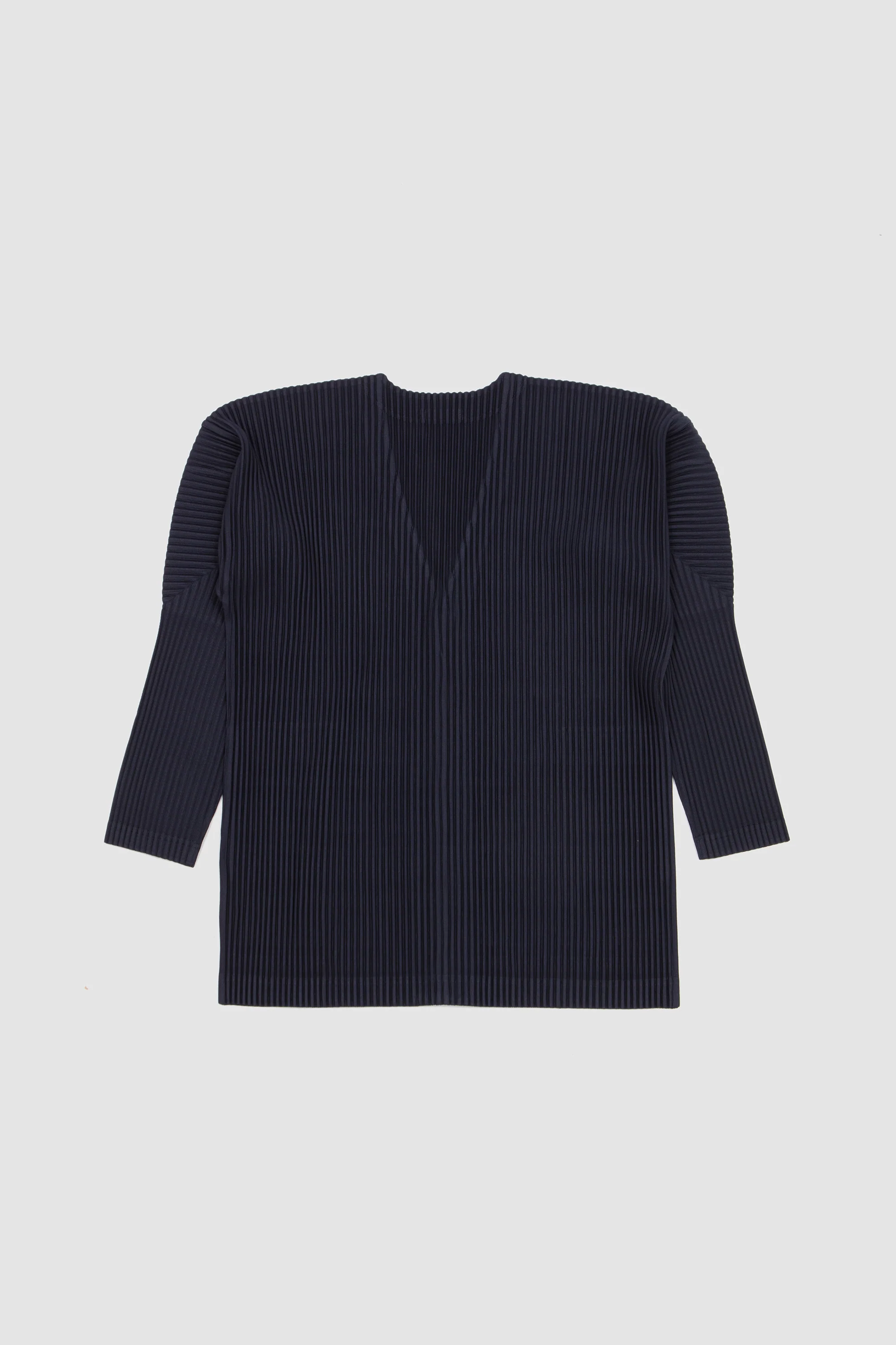 Basics V-Neck Cardigan Navy - Image 5