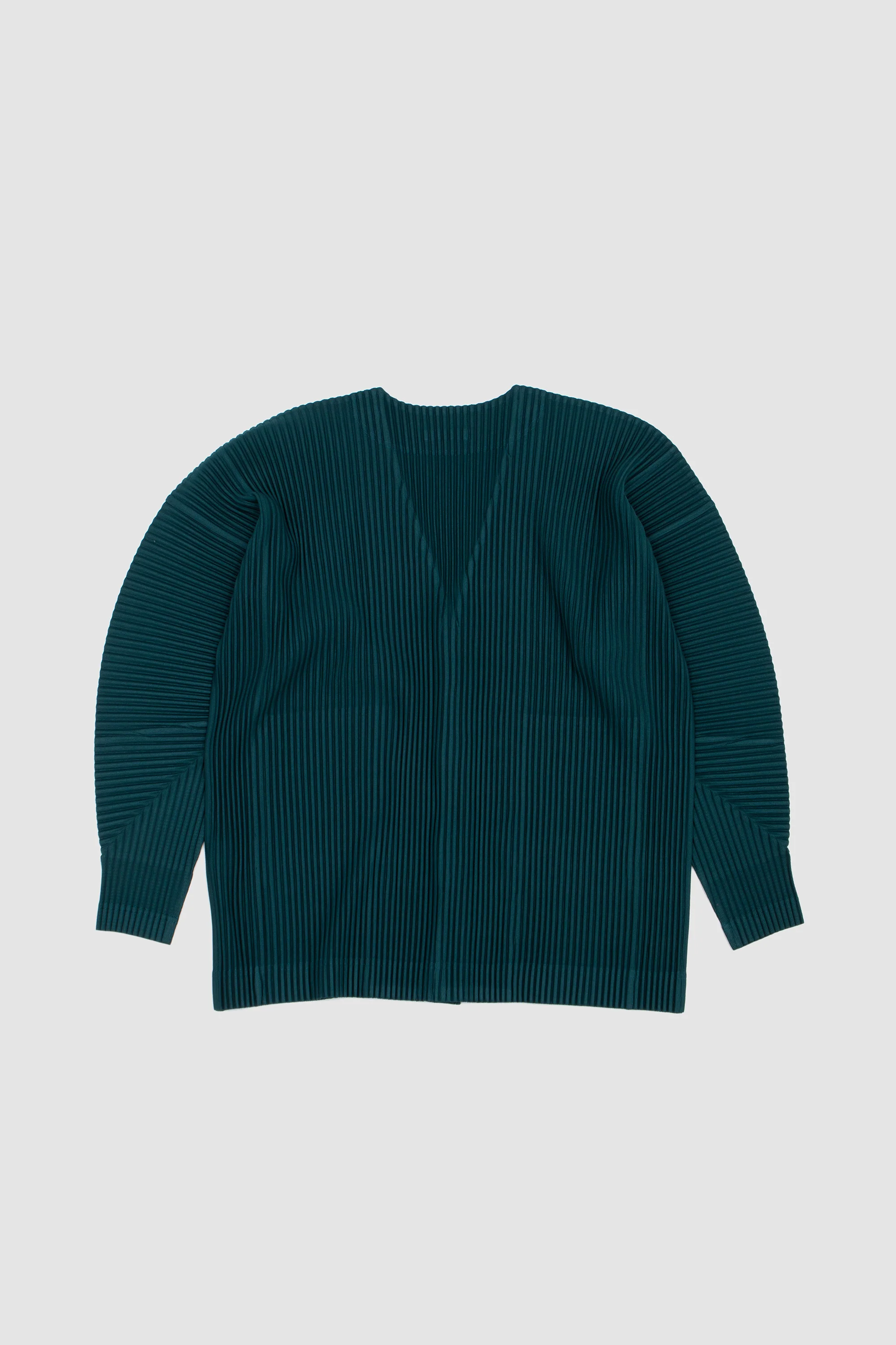 Color Pleats 1 Cardigan Ocean Blue - Image 7