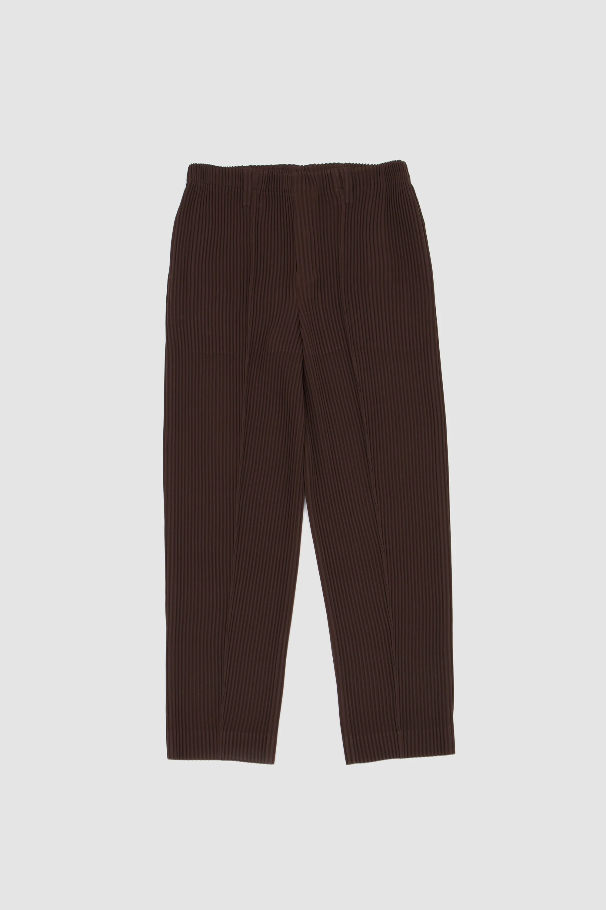 Tuxedo Pleats Trousers Brown - Image 2