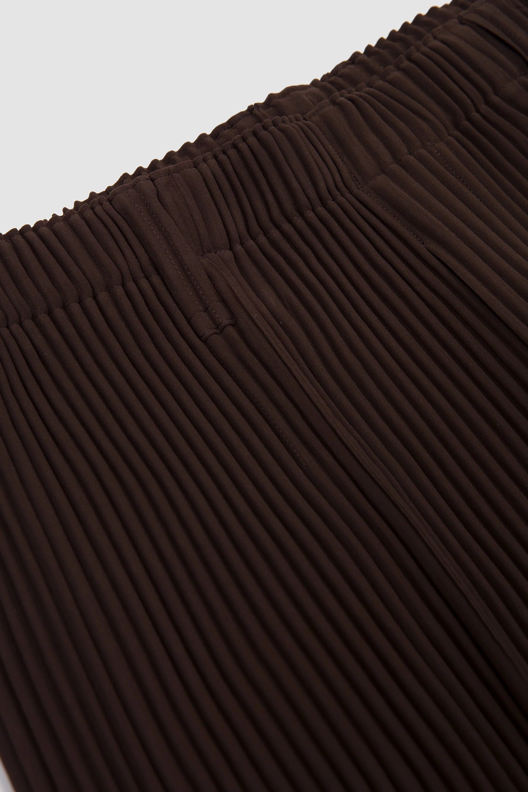 Tuxedo Pleats Trousers Brown - Image 3