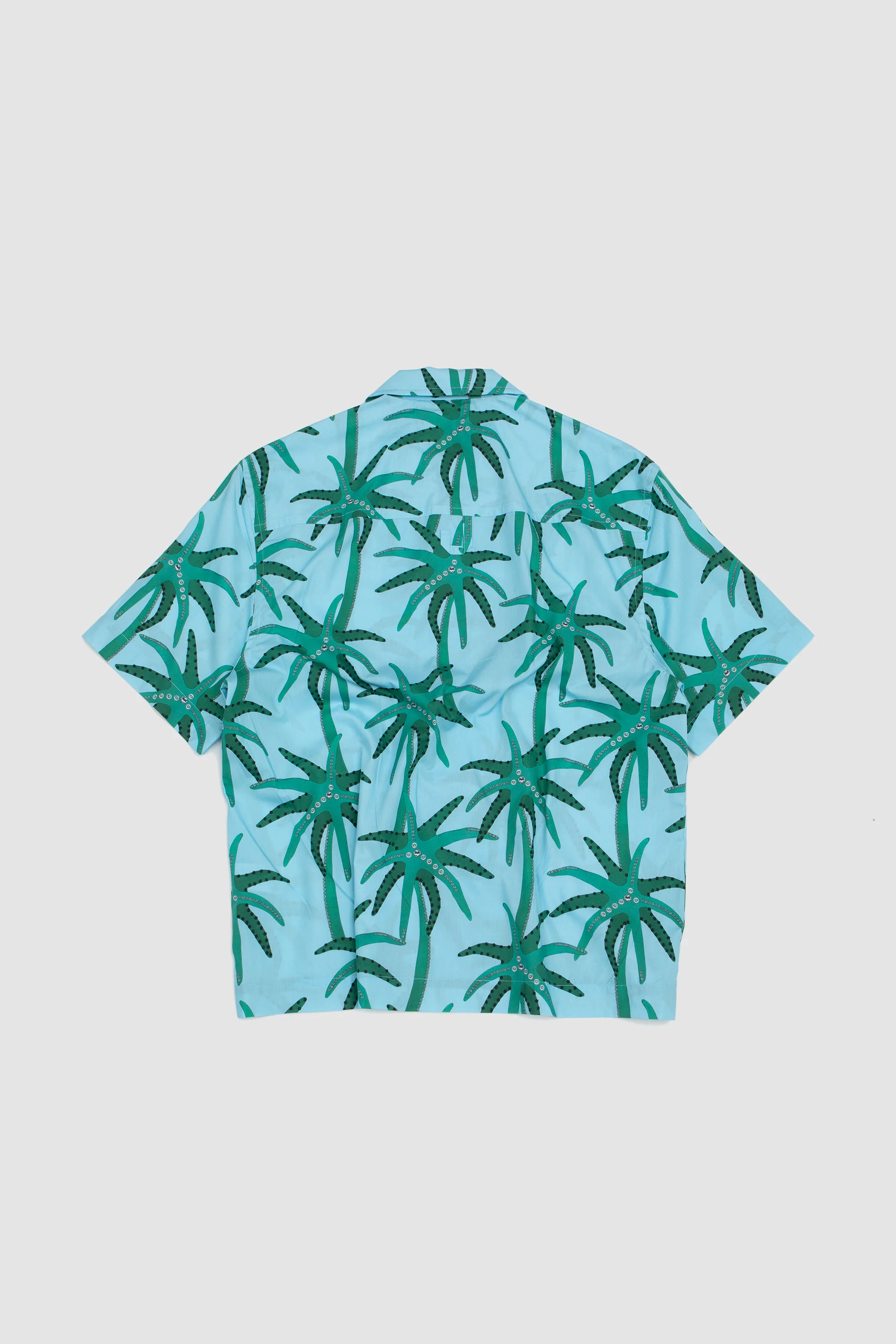 Le Chemise Jean Print Palmtrees Star Blue/ Green - Image 10