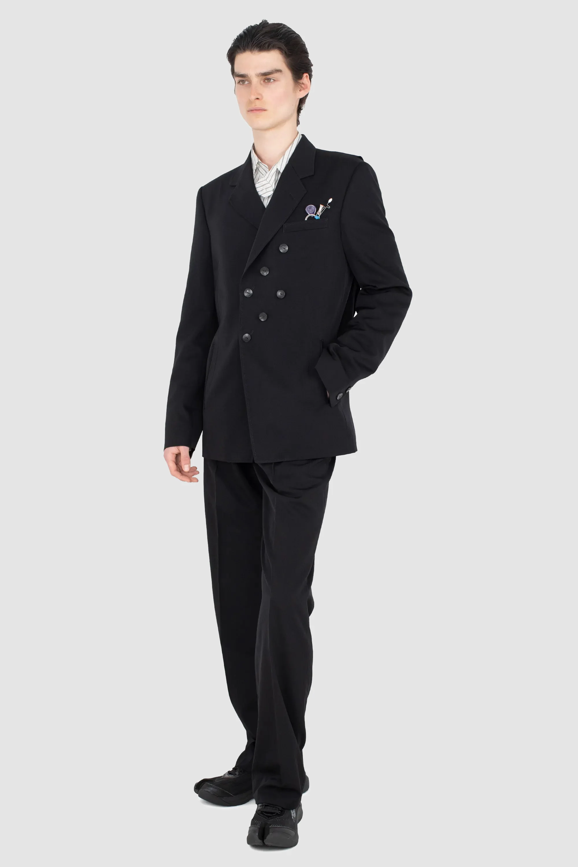 Csomor Tailored Jacket Deep Black - Image 3