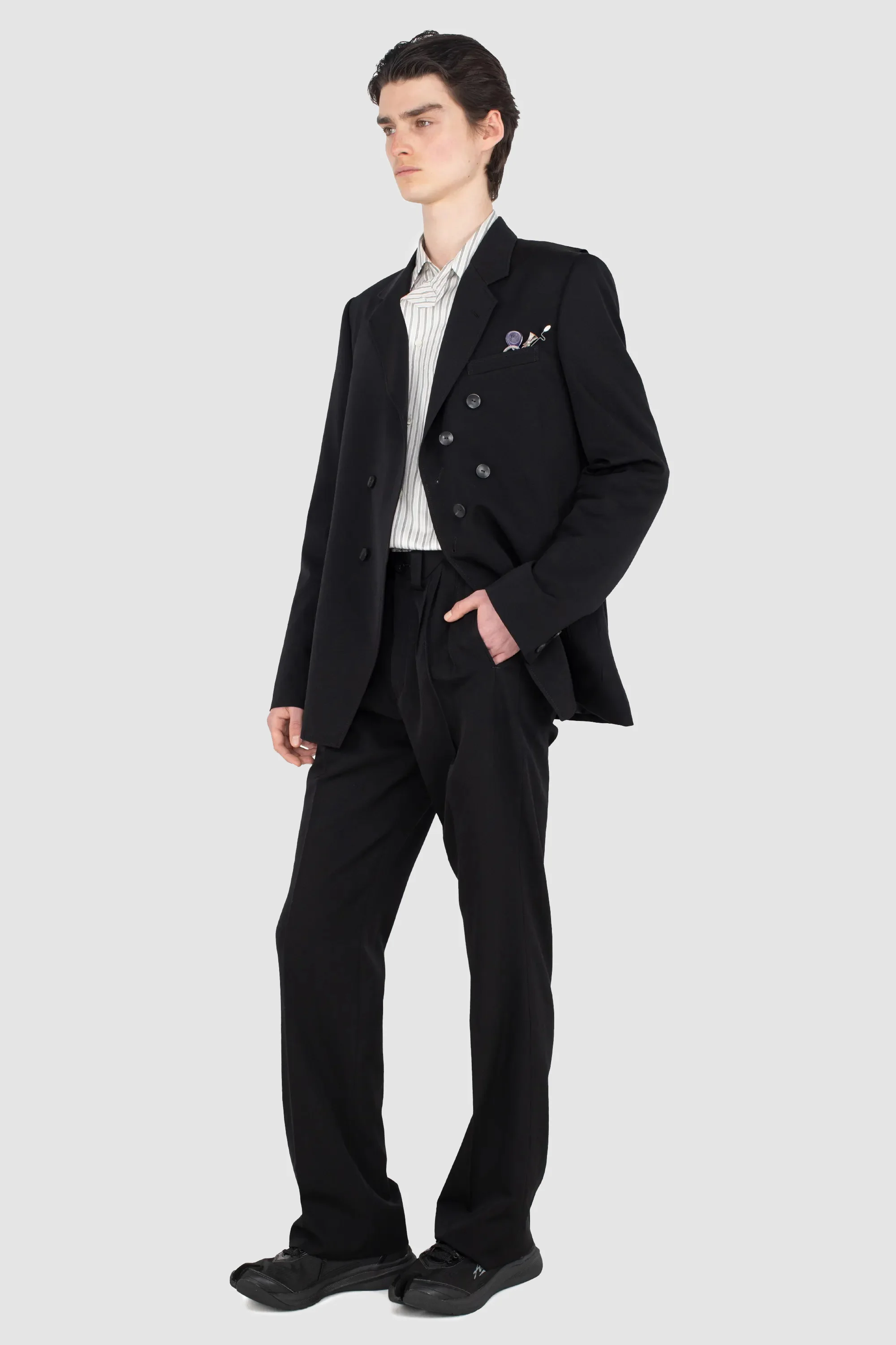 Csomor Tailored Jacket Deep Black - Image 4