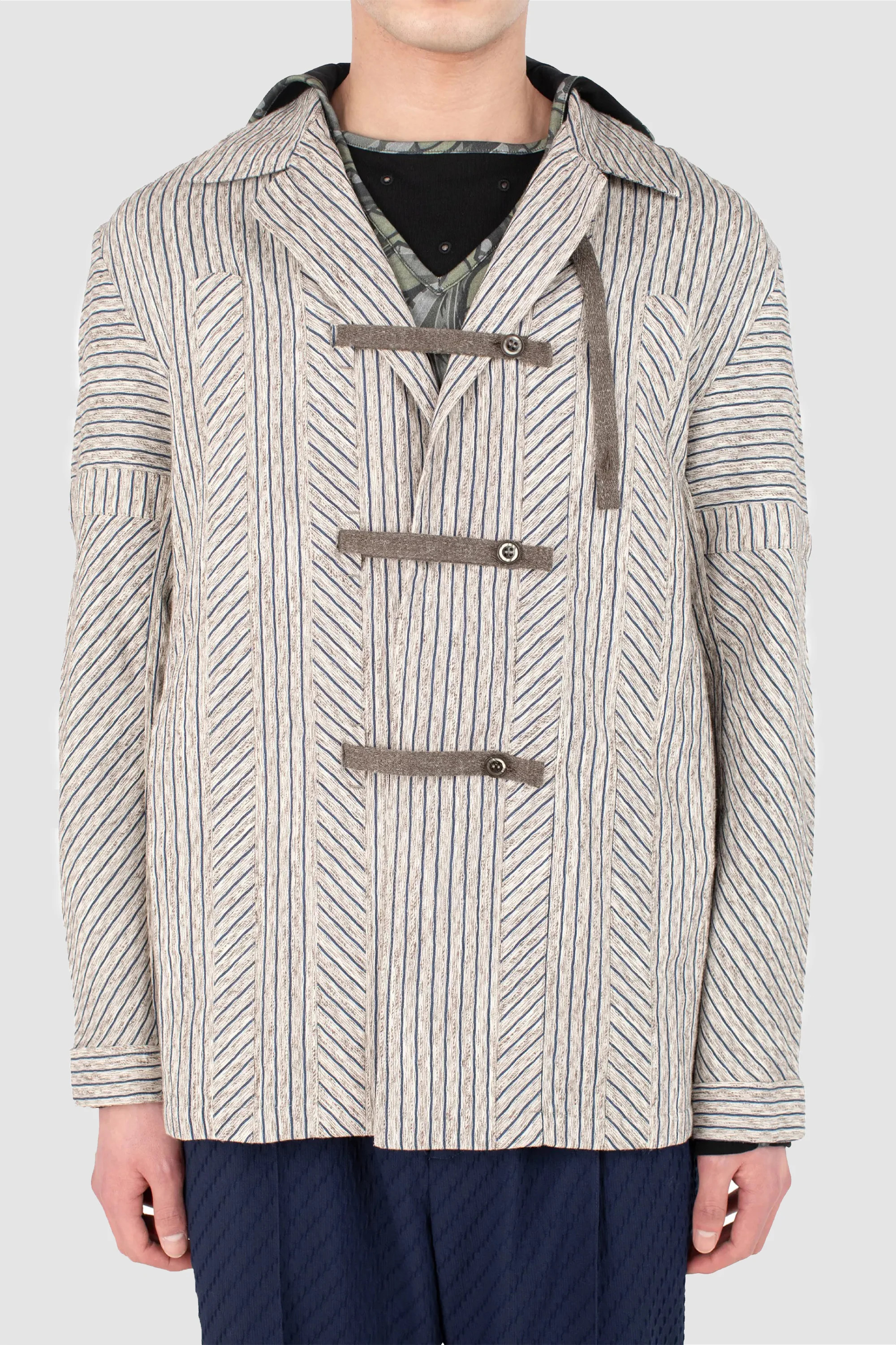 Kyan Shirt Tan/ Blue - Image 5
