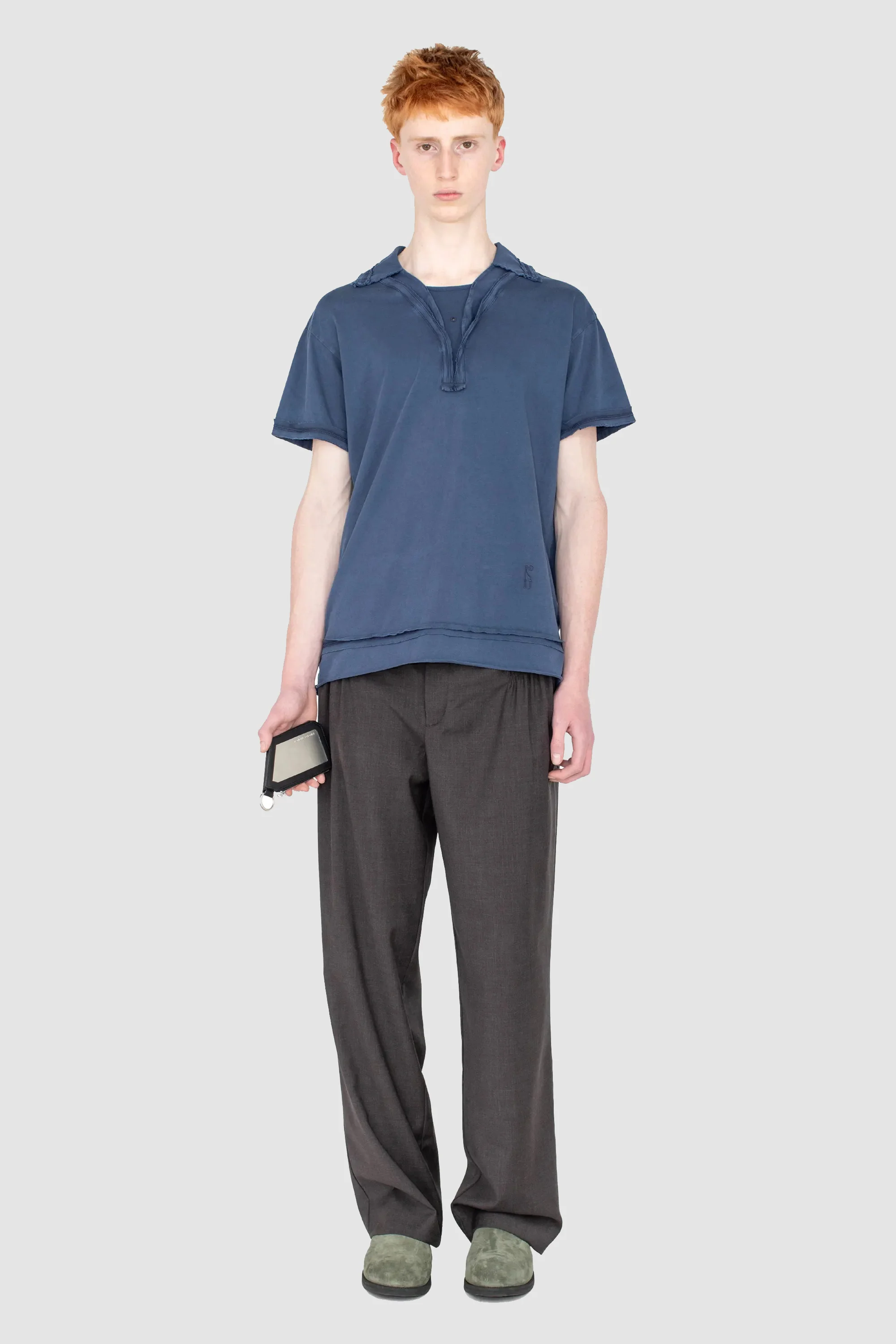 Otak Polo Shirt Navy