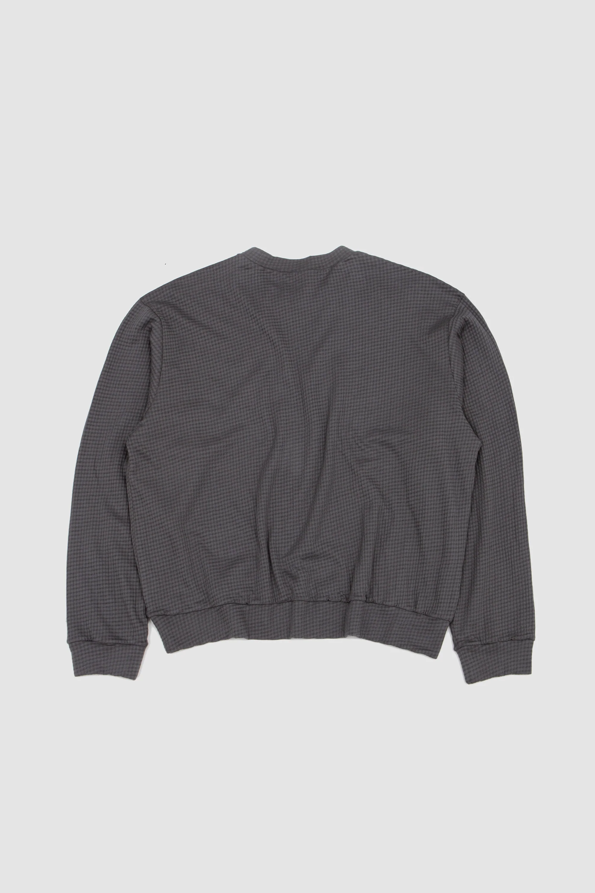 2-PLY Gauze Crewneck Pewter - Image 5