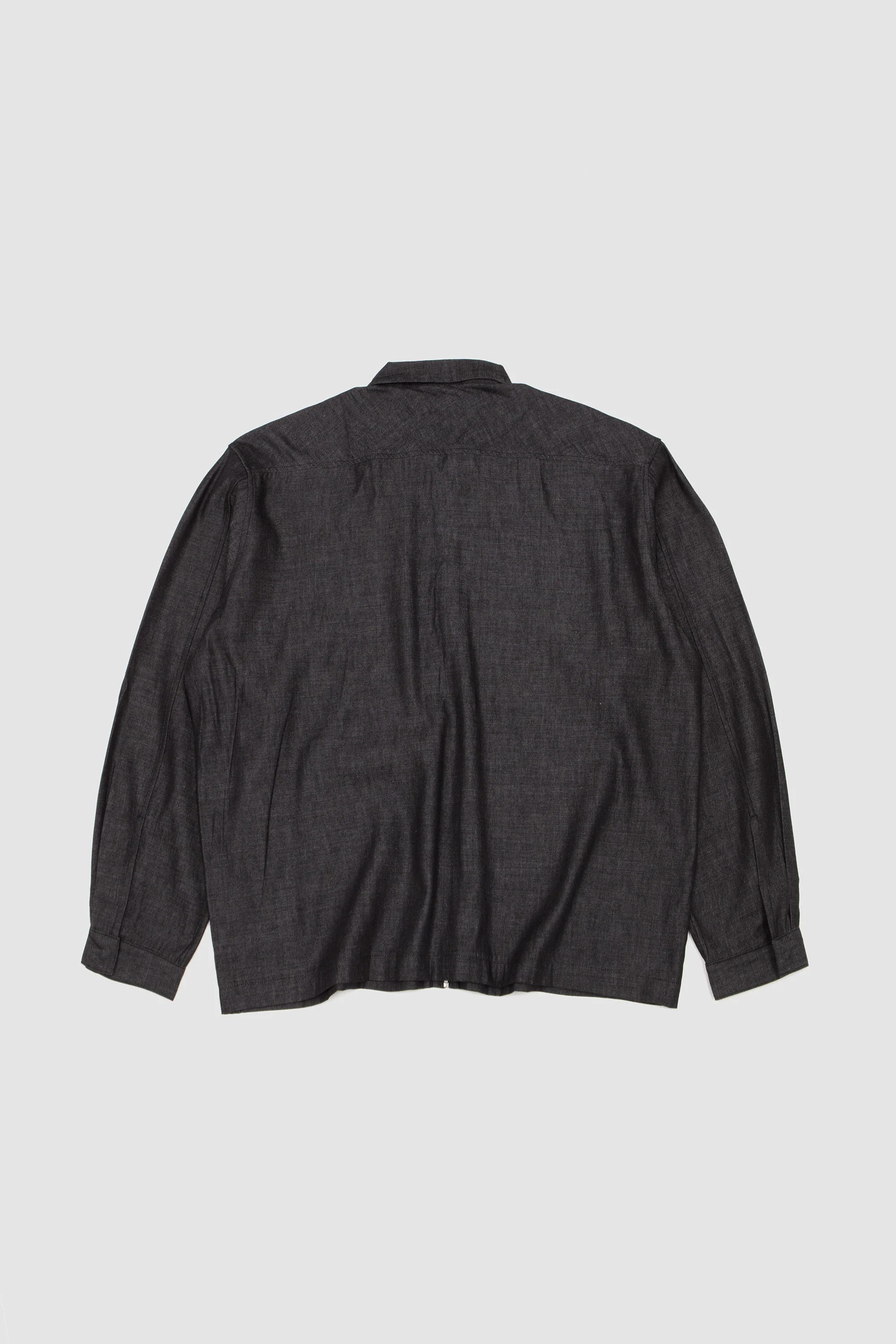 Joliet Zip Shirt Black Chambray - Image 5