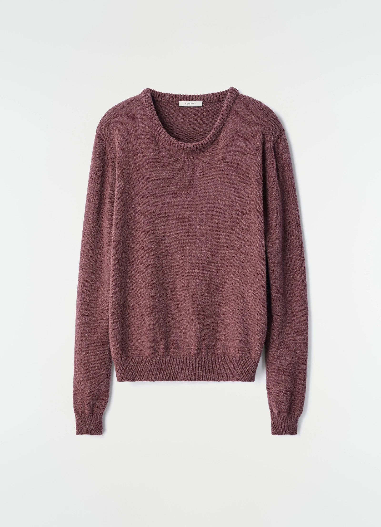 Crew Neck Sweater Mauve - Image 7